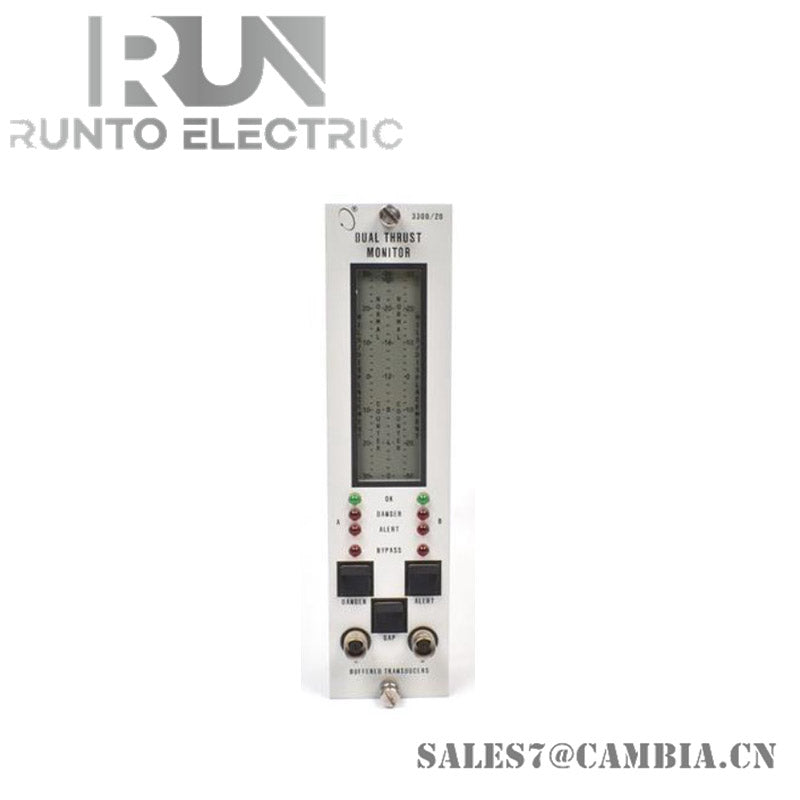 Bently Nevada 3300/16-11-01-02-00-02-00 Dual Vibration Monitor