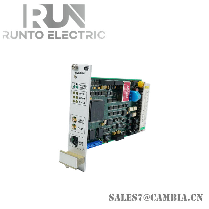 Emerson EPRO MMS 6250 Digital Axial Position Control Module
