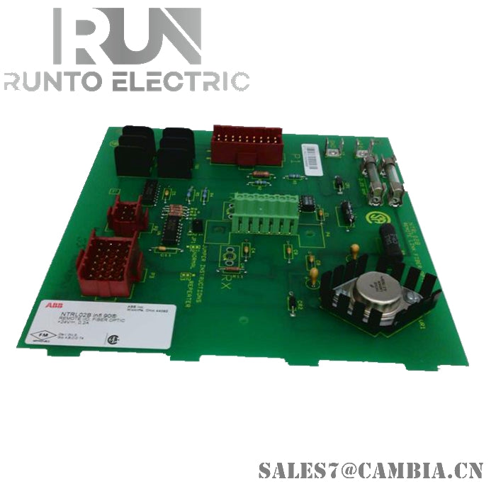ABB Bailey NTRL02B Fiber Optic Remote I/O Termination Unit
