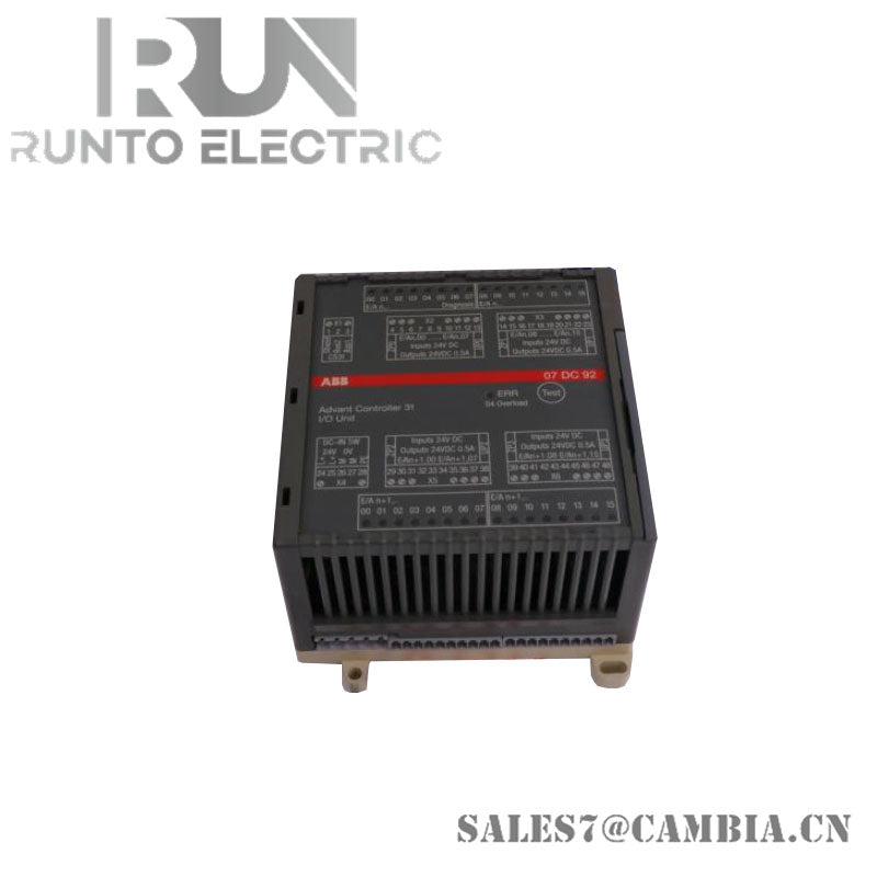 ABB 07DC92 GJR5252200R0101 Digital Input/output Module