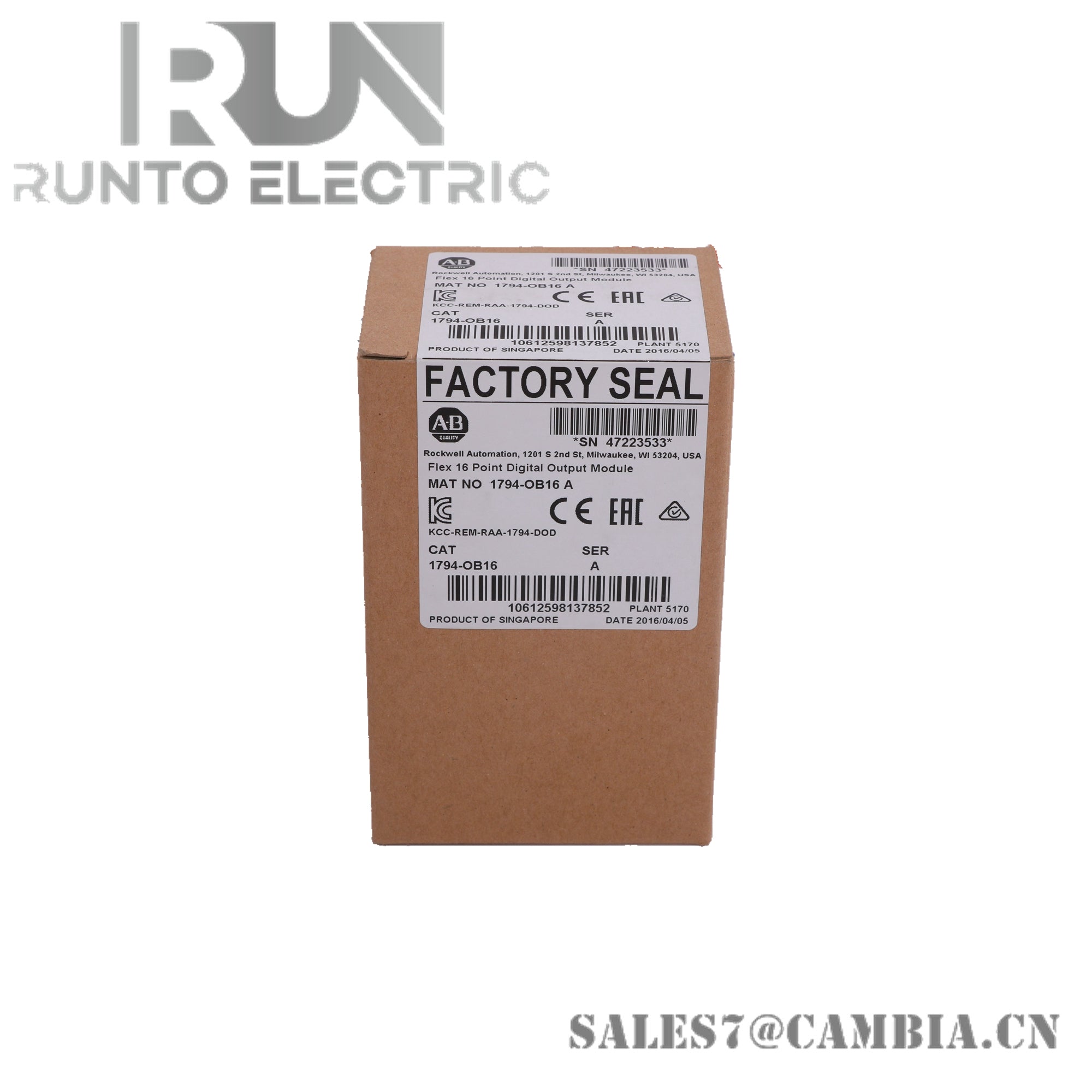 1794-OB16 Allen Bradley Digital Output Module