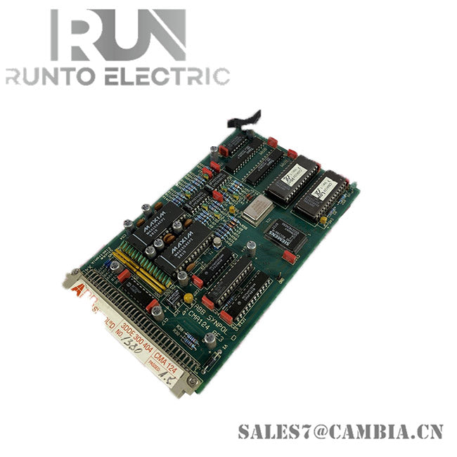 ABB 3DDE 300 404 CMA124 Measuring Card