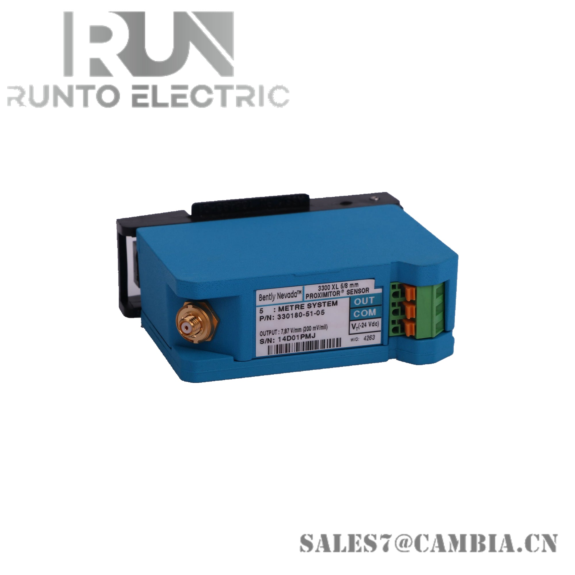 330180-90-00 | Bently Nevada | 3300 XL Proximitor Sensor