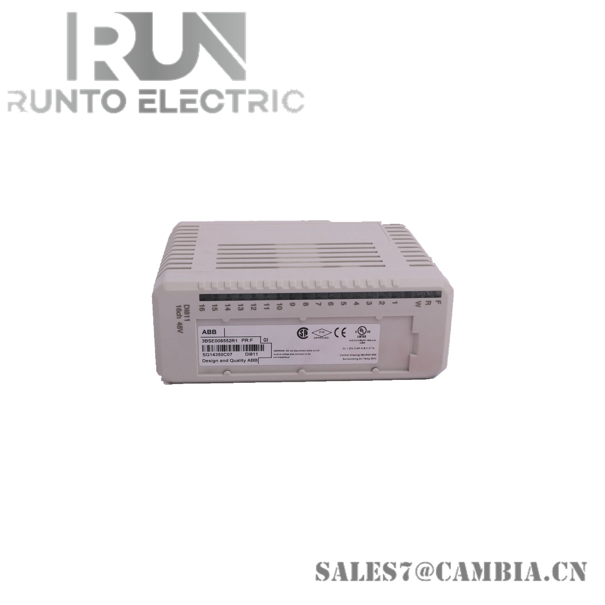 ABB DI811 3BSE008552R1 Digital Input 48V 16 ch