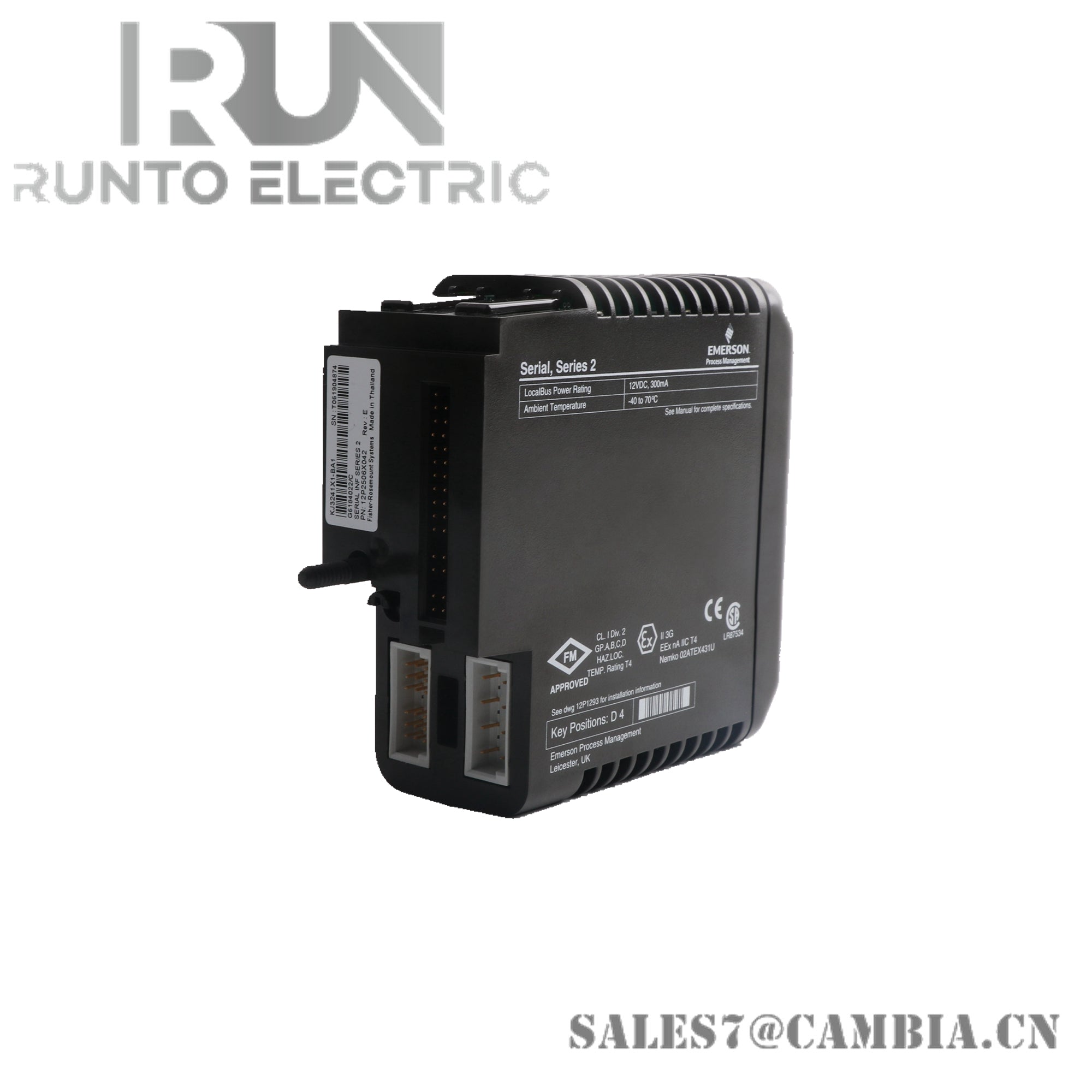 Emerson KJ4001X1-CF1 Mass Terminal Block