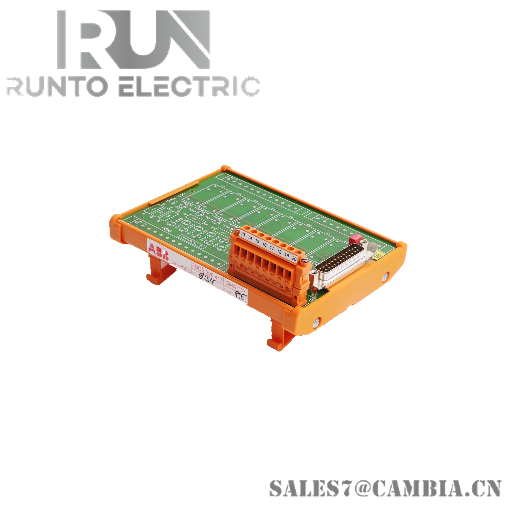 ABB CMA137 3DDE300417 Connection Module