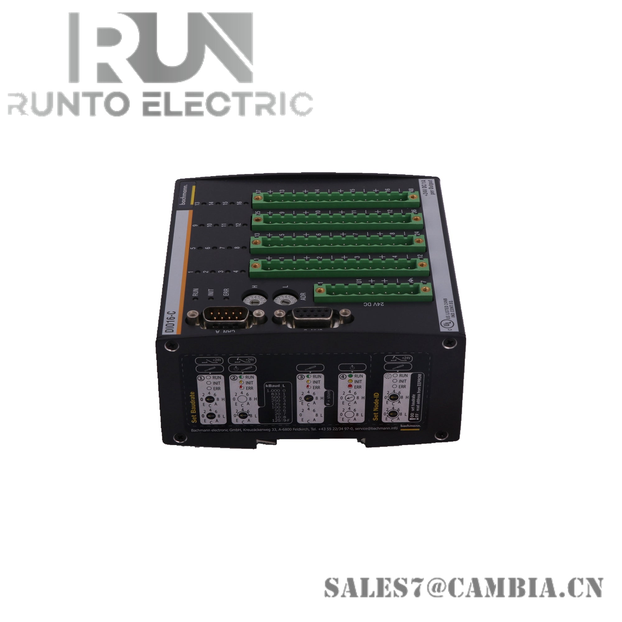 BACHMANN DIO16-C CAN Slave Digital Input/Output Module