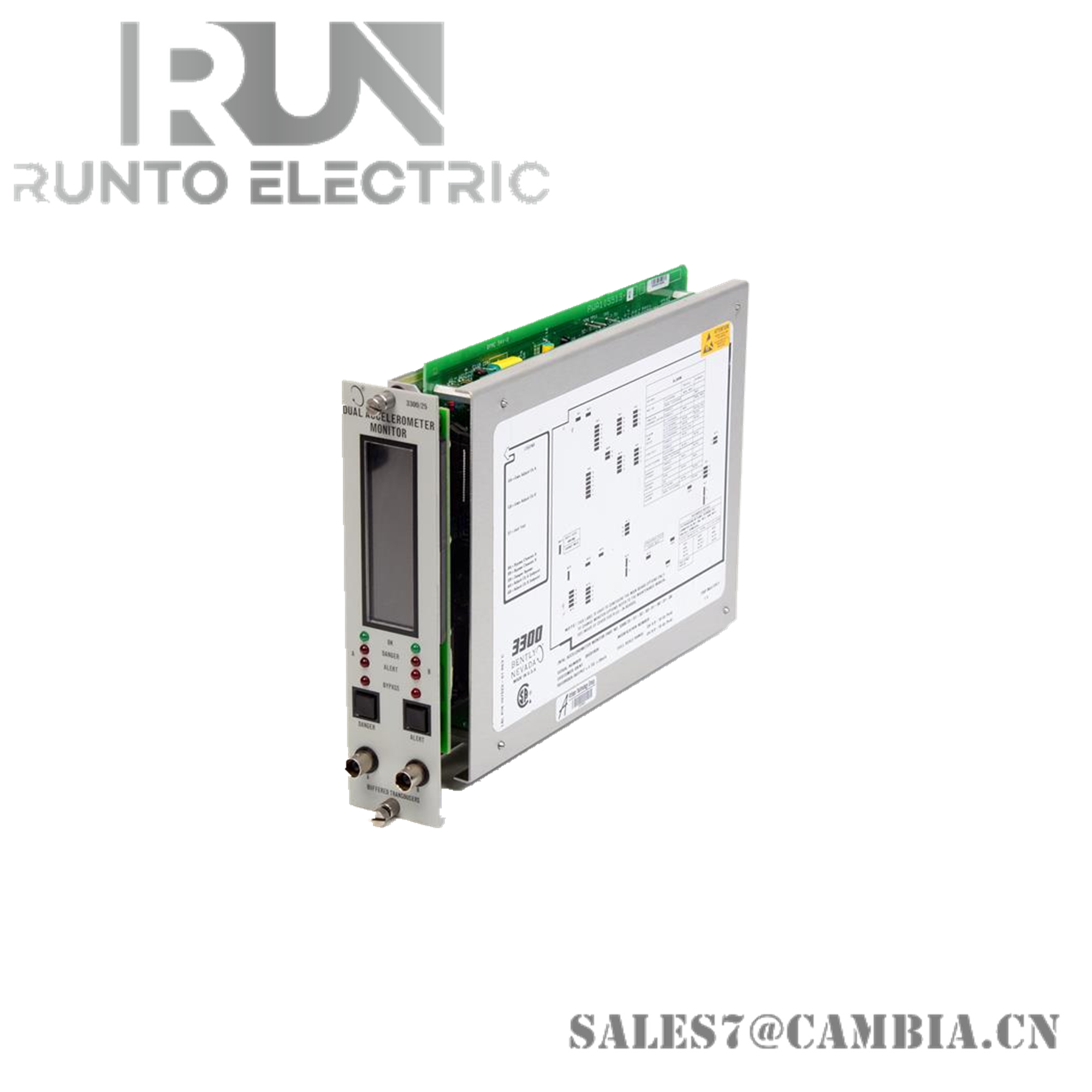 3300/25 Bently Nevada Dual Accelerometer Monitor