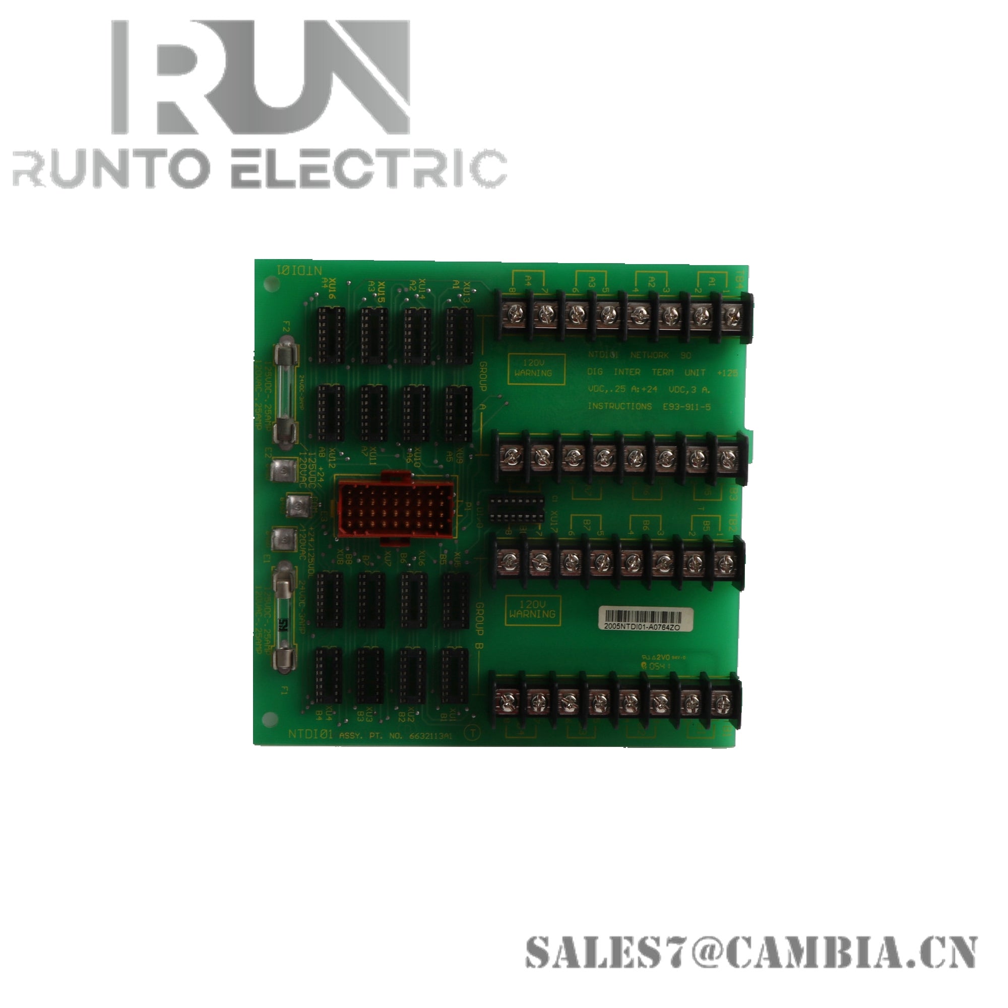 ABB NTDI01 Bailey Digital I/O Termination Unit