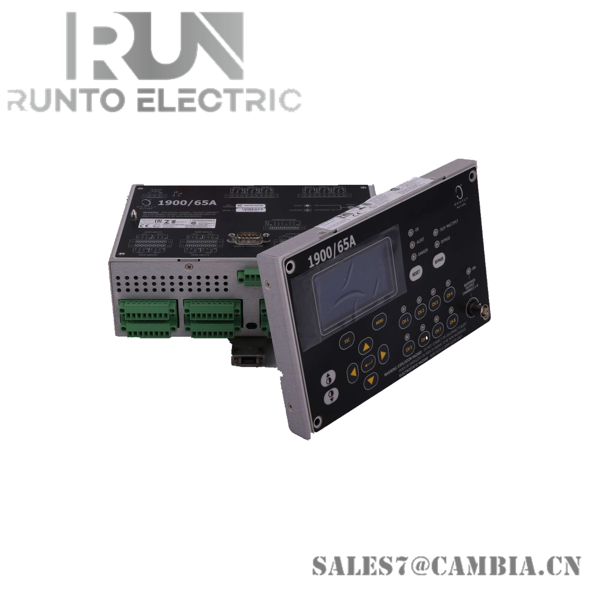 1900/65A 167699-02 Bently Nevada DISPLAY MODULE