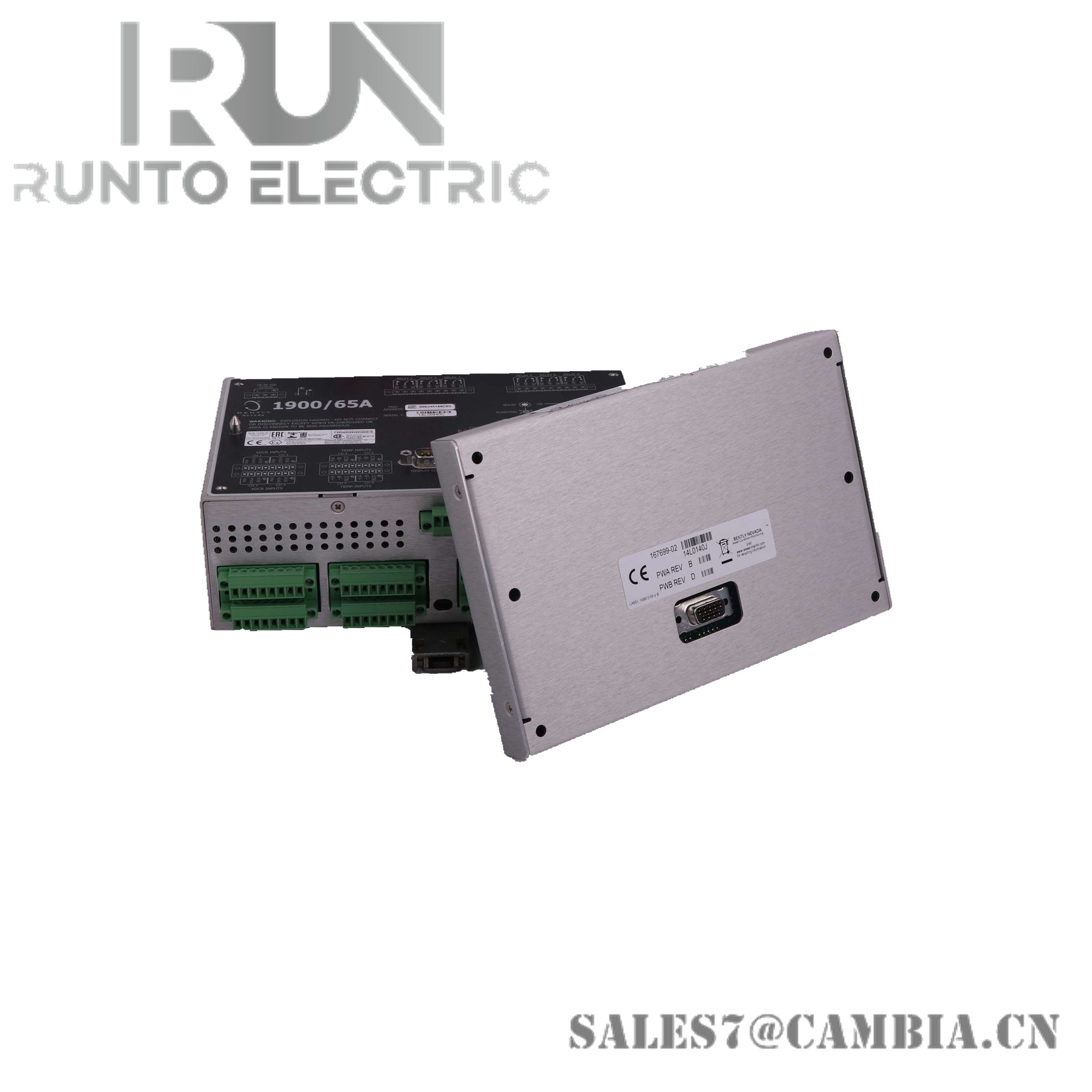 1900/65A 167699-02 Bently Nevada DISPLAY MODULE