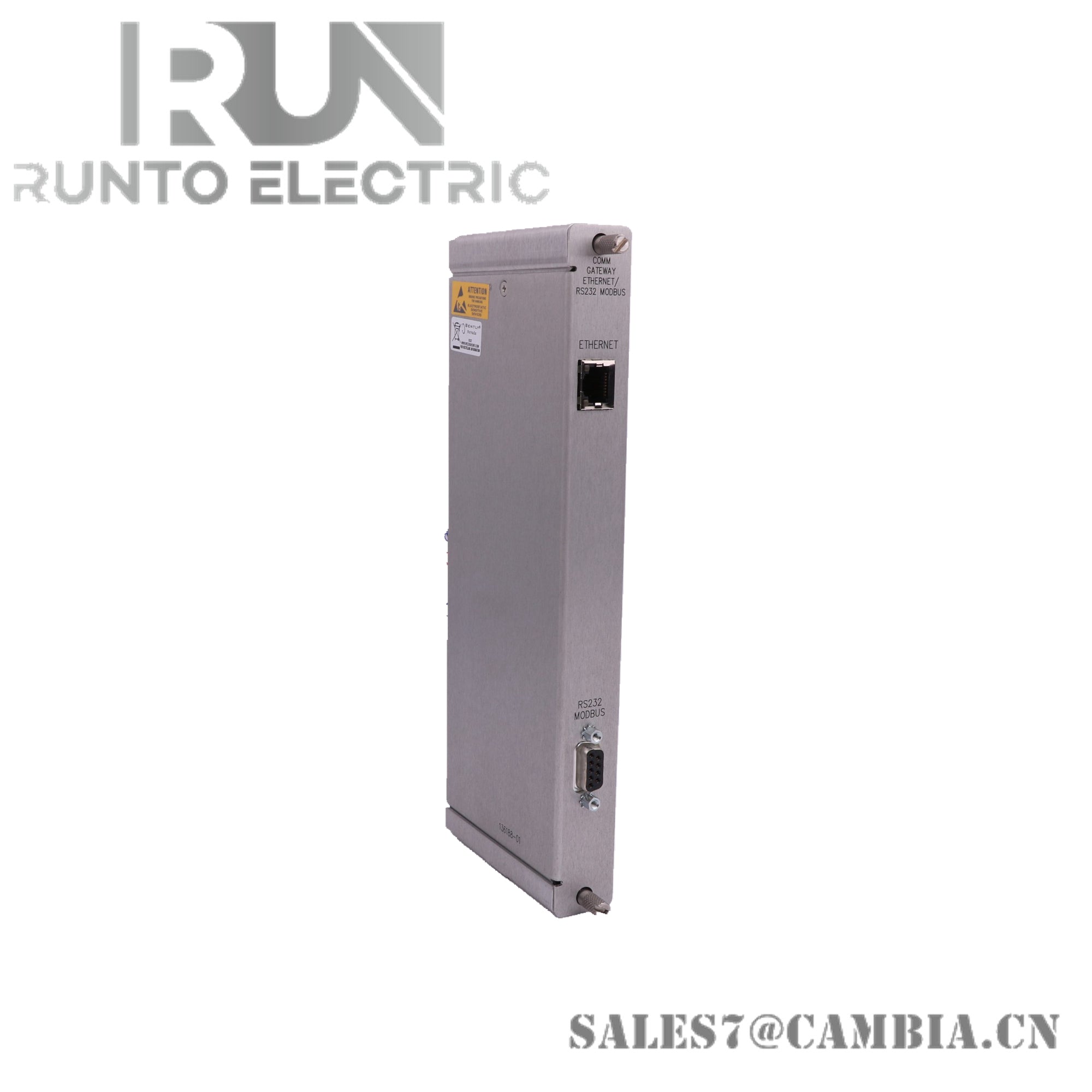Bently Nevada 136188-01 Ethernet/RS232 Modbus I/O Module