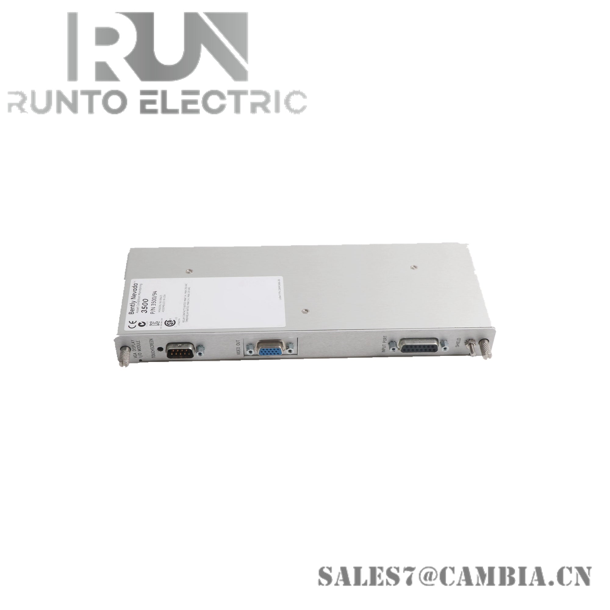Bently Nevada 3500/94 147663-01 I/O MODULE VGA DISPLAY