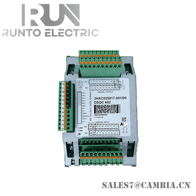 ABB DSQC652 3HAC025917-001/00 Digital I/O Module