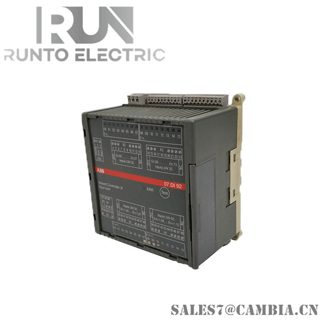 ABB 07DI92 WT92 GJR5252400R4101 Digital Input Module