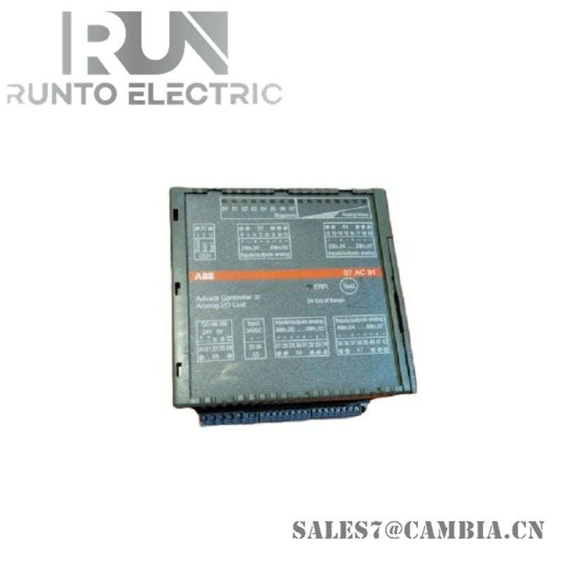 New Supply ABB 07AC91 GJR5252300R0101 Analog I/O Unit 24 VDC Input