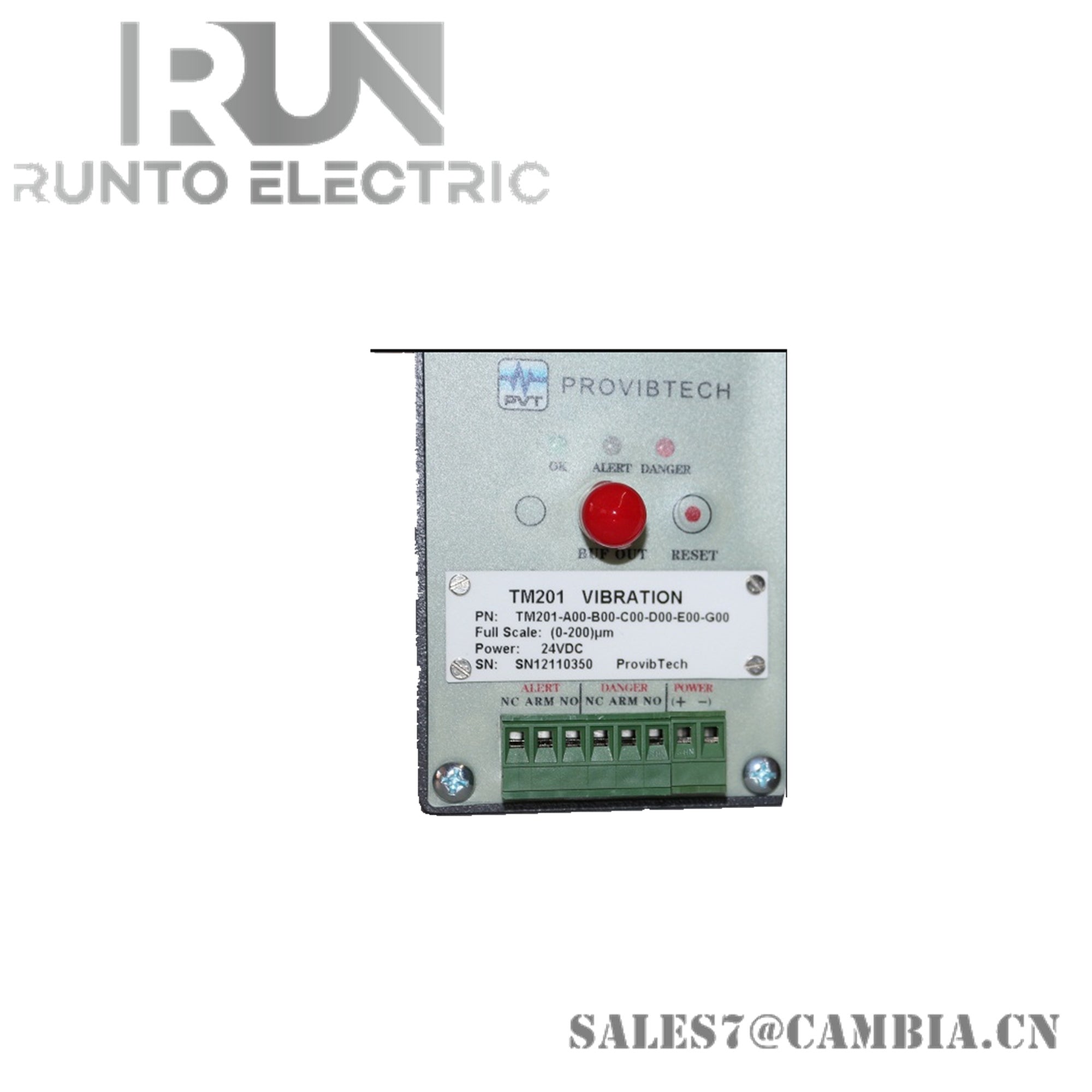 ProvibTech TM202-A00-B00-C00-D00-E00-G00 Shaft Displacement Transmitter