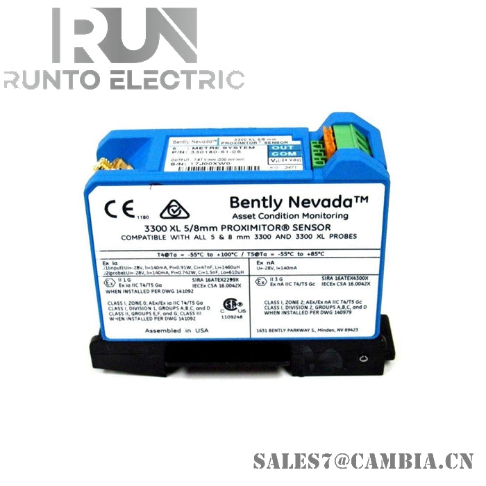 Bently Nevada 330980-71-05 Proximitor Sensor – Runto Electric