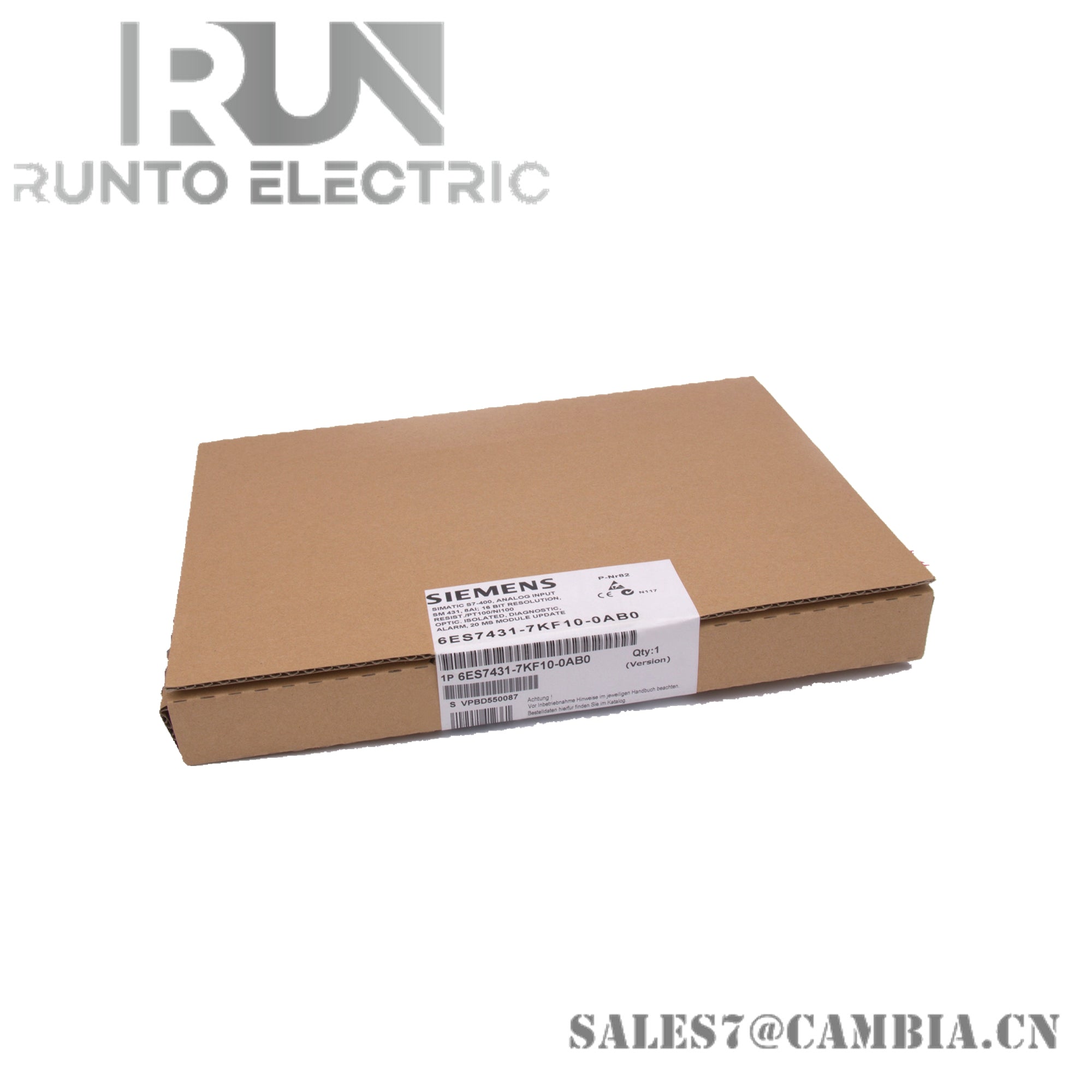 IN BOX SIEMENS 6ES7431-7KF10-0AB0 INPUT MODULE