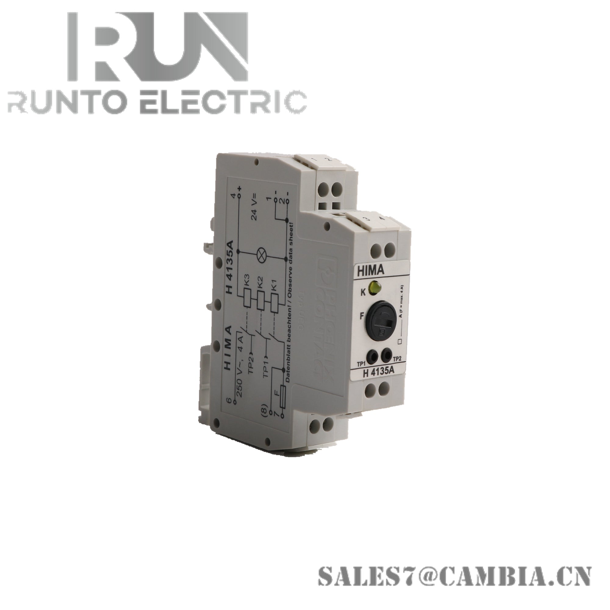 HIMA H4135A SAFETY-RELATED RELAY AMPLIFIER IN TERMINAL CASE