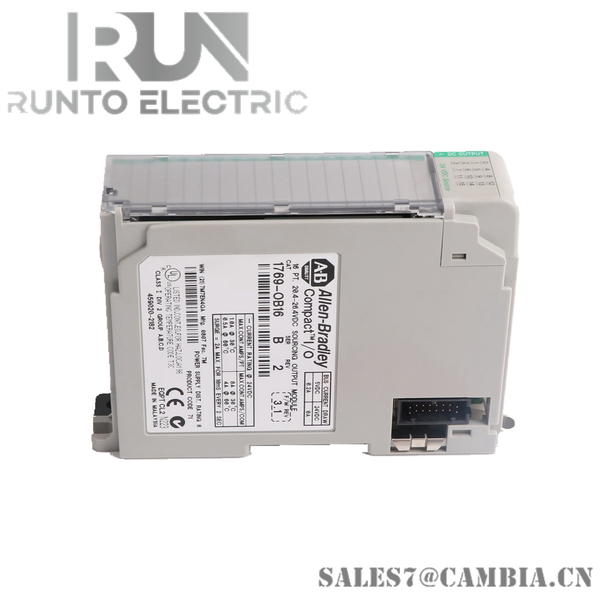 Allen Bradley 1769-OW8 CompactLogix 8 Pt D/O Relay Module