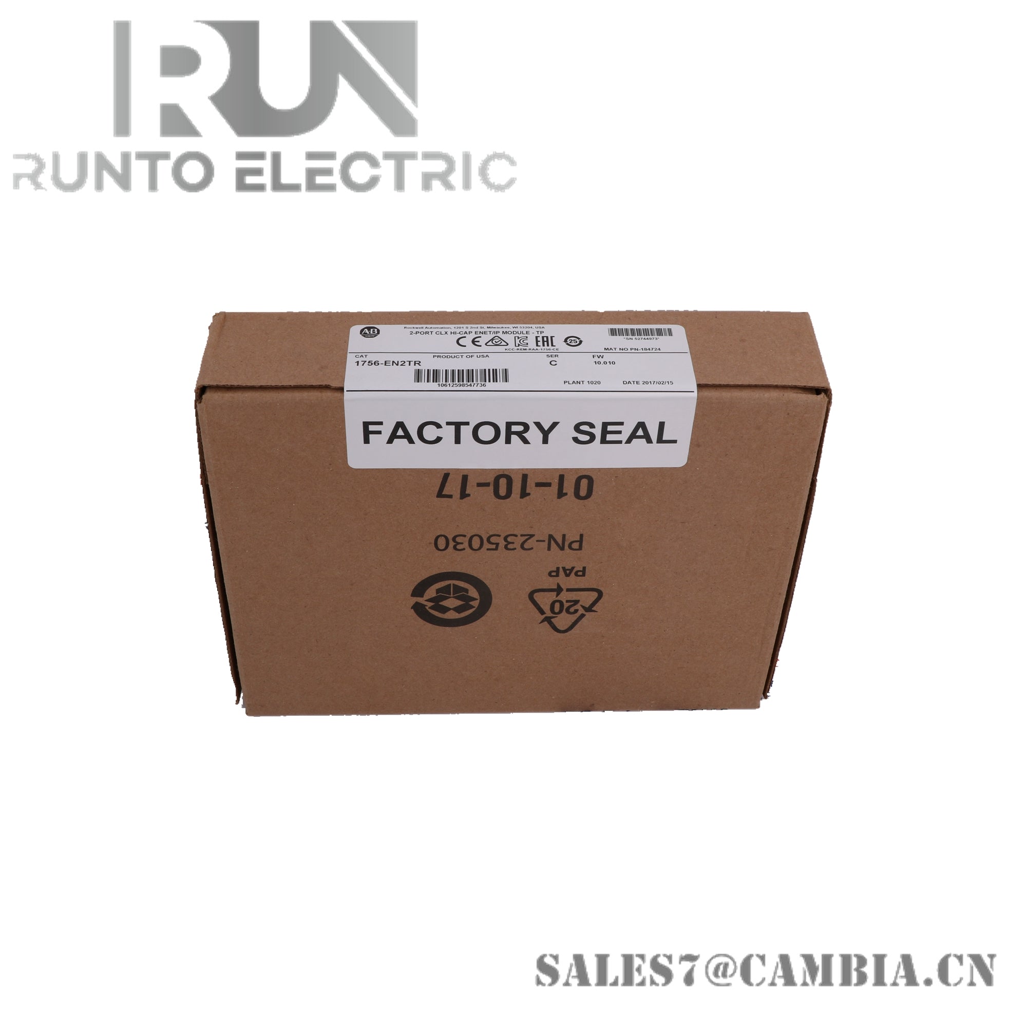 Brand New Original Allen Bradley 1756-EN2TR