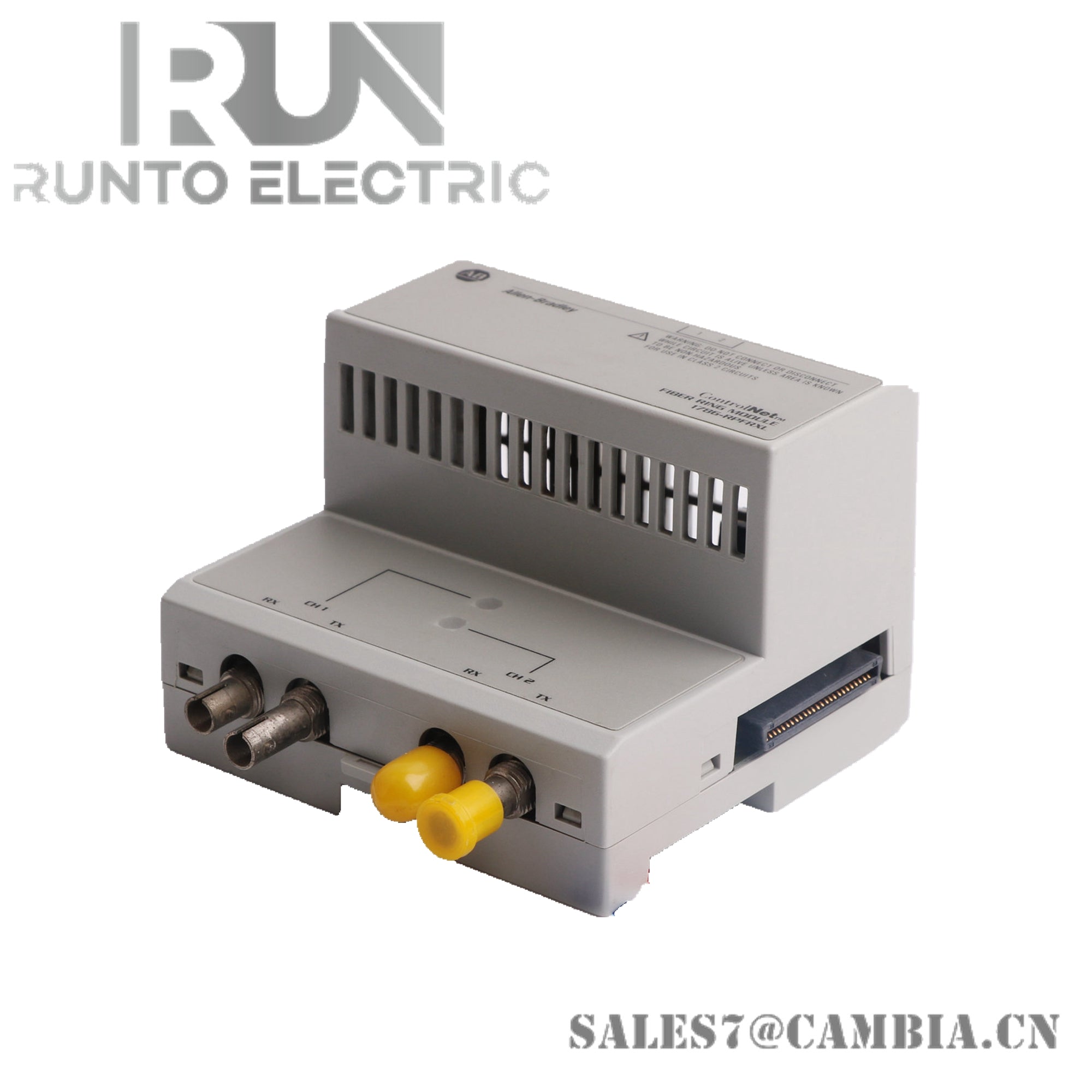 Allen Bradley 1786-RPFRXL ControlNet Fiber Ring Ex Long Repeater