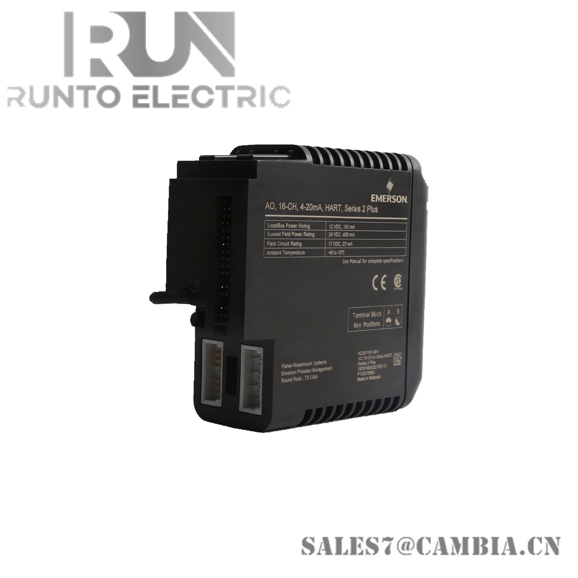 Emerson KJ3201X1-BA1 Discrete Input Module