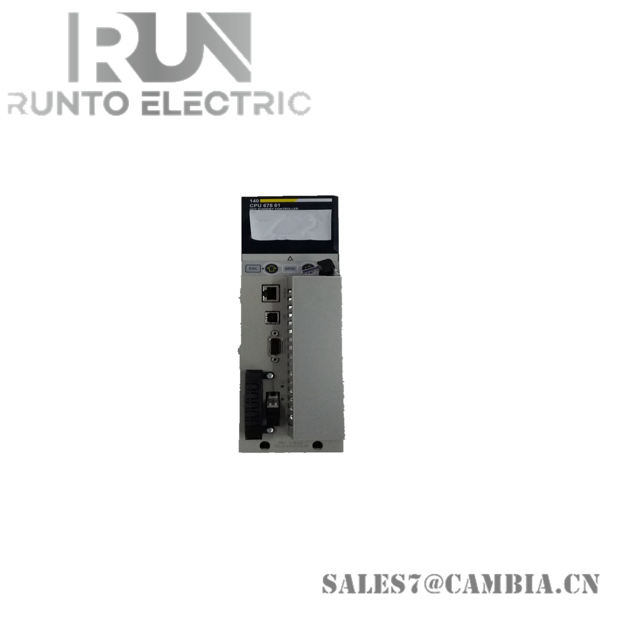 140CPU67861 | Modicon Unity Hot Standby Processor with Single Mode Ethernet