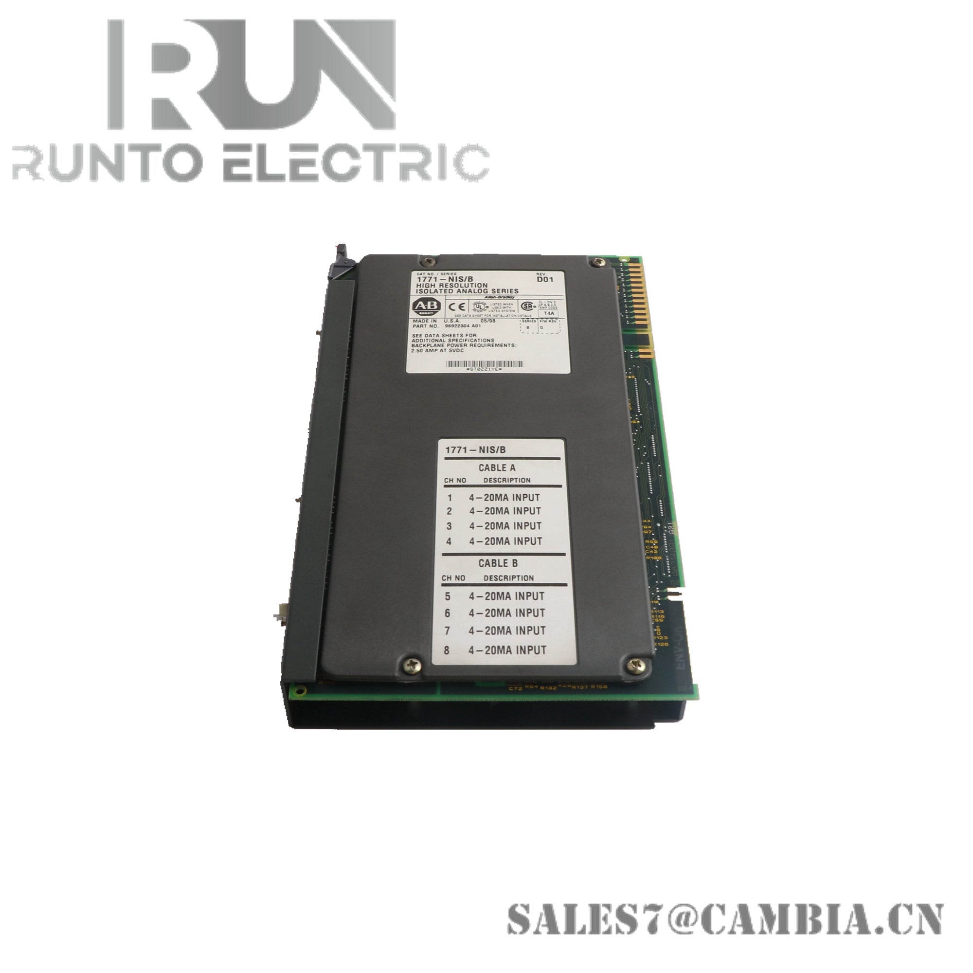 1771-RTP4 ALLEN BRADLEY  MODULE
