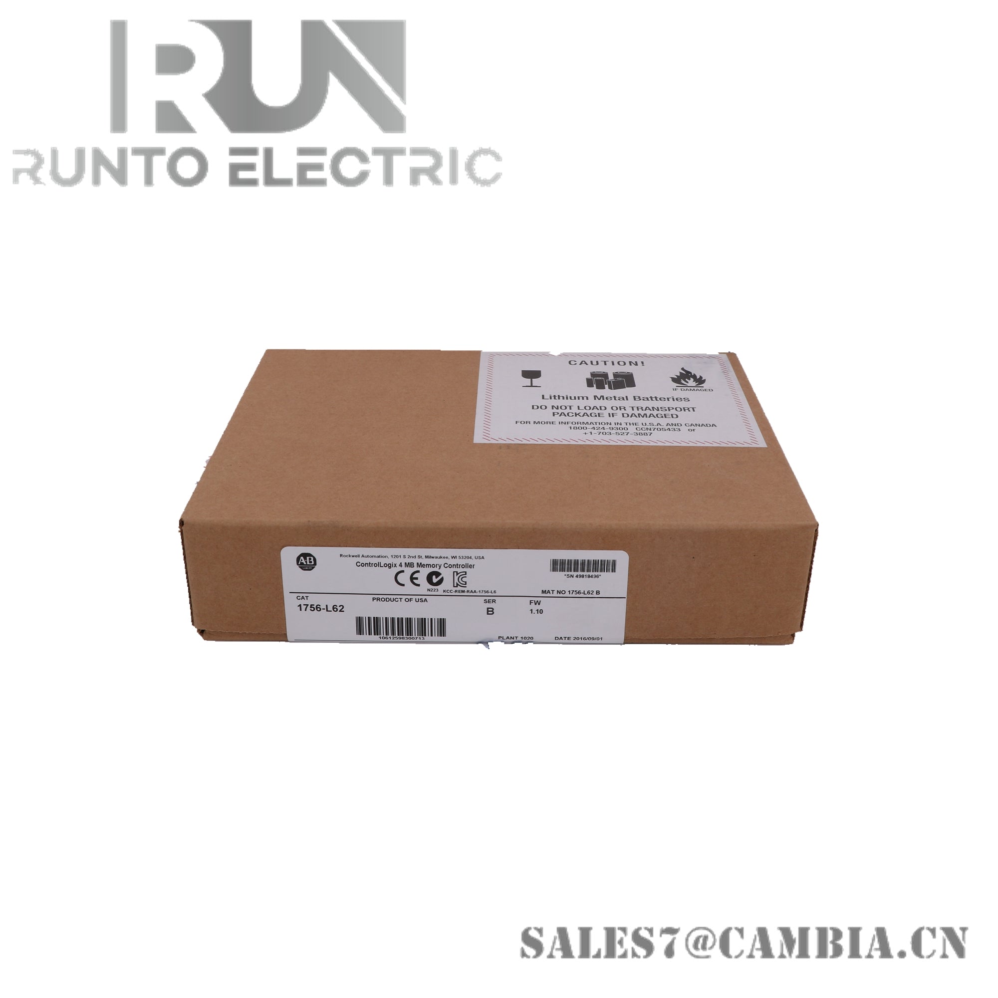 Allen Bradley 1756-L62S Click to get a quote!