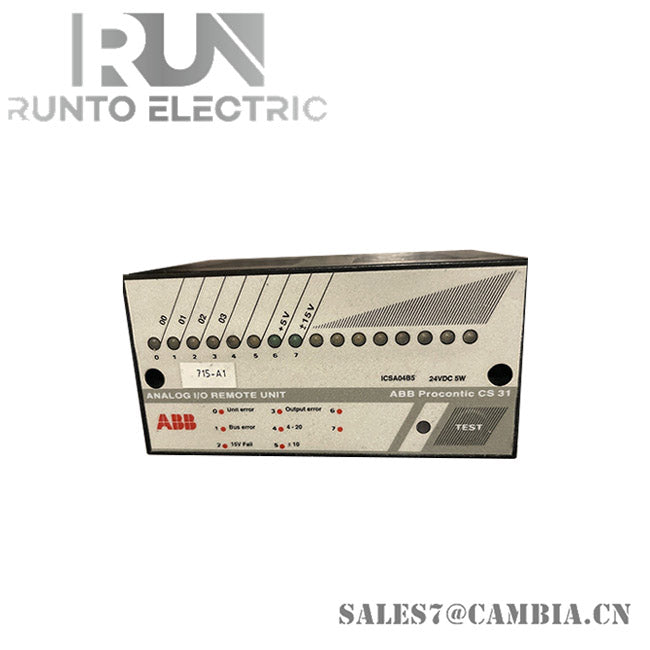 ABB ICSA04B5 FPR3341501R1042 Analog Output Unit