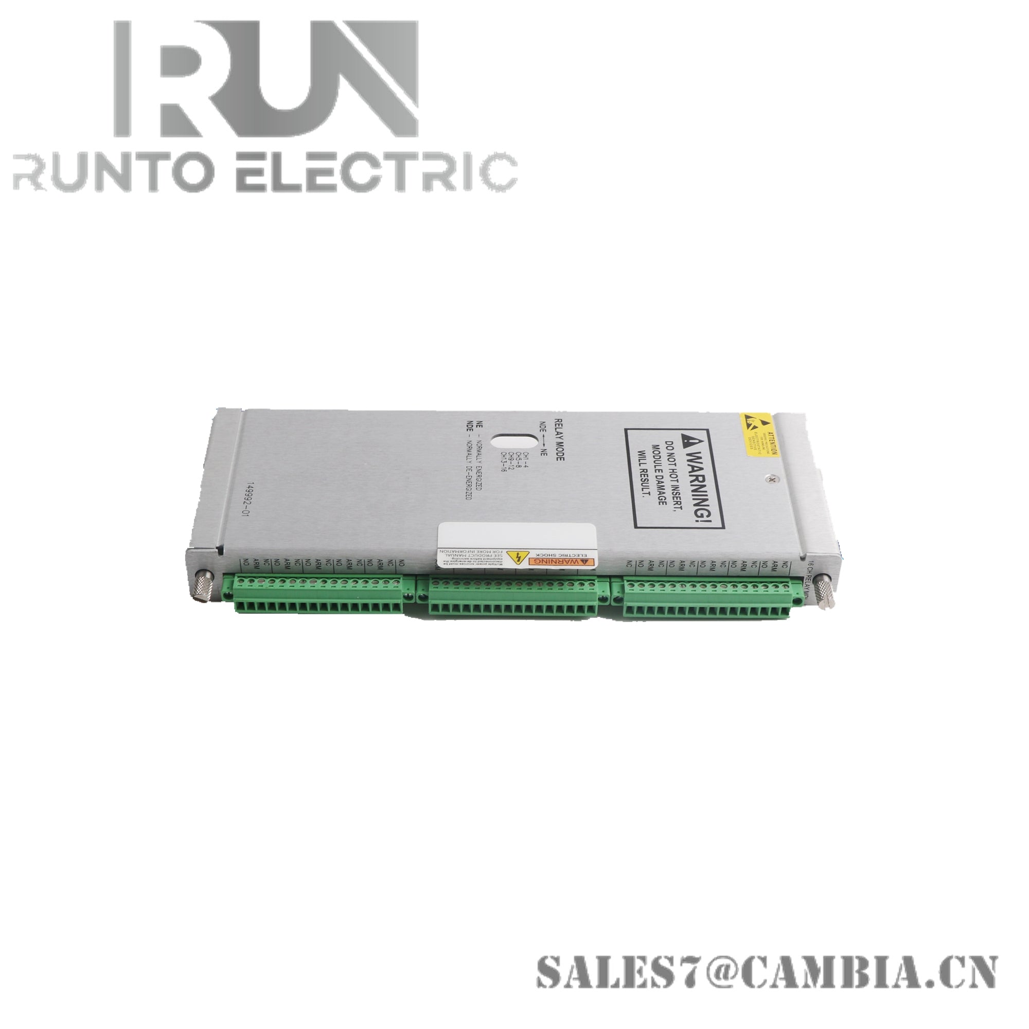 Bently Nevada 3500/33 149992-01 16-Channel Relay Module