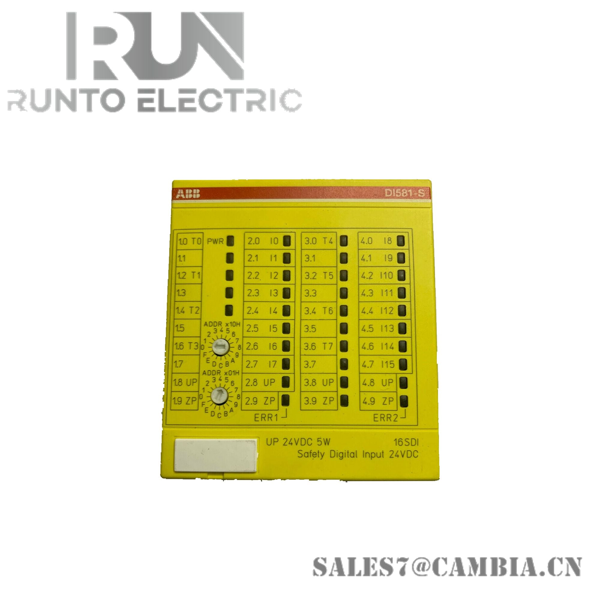 DX581-S 1SAP284100R0001 ABB Security Digital Input Module
