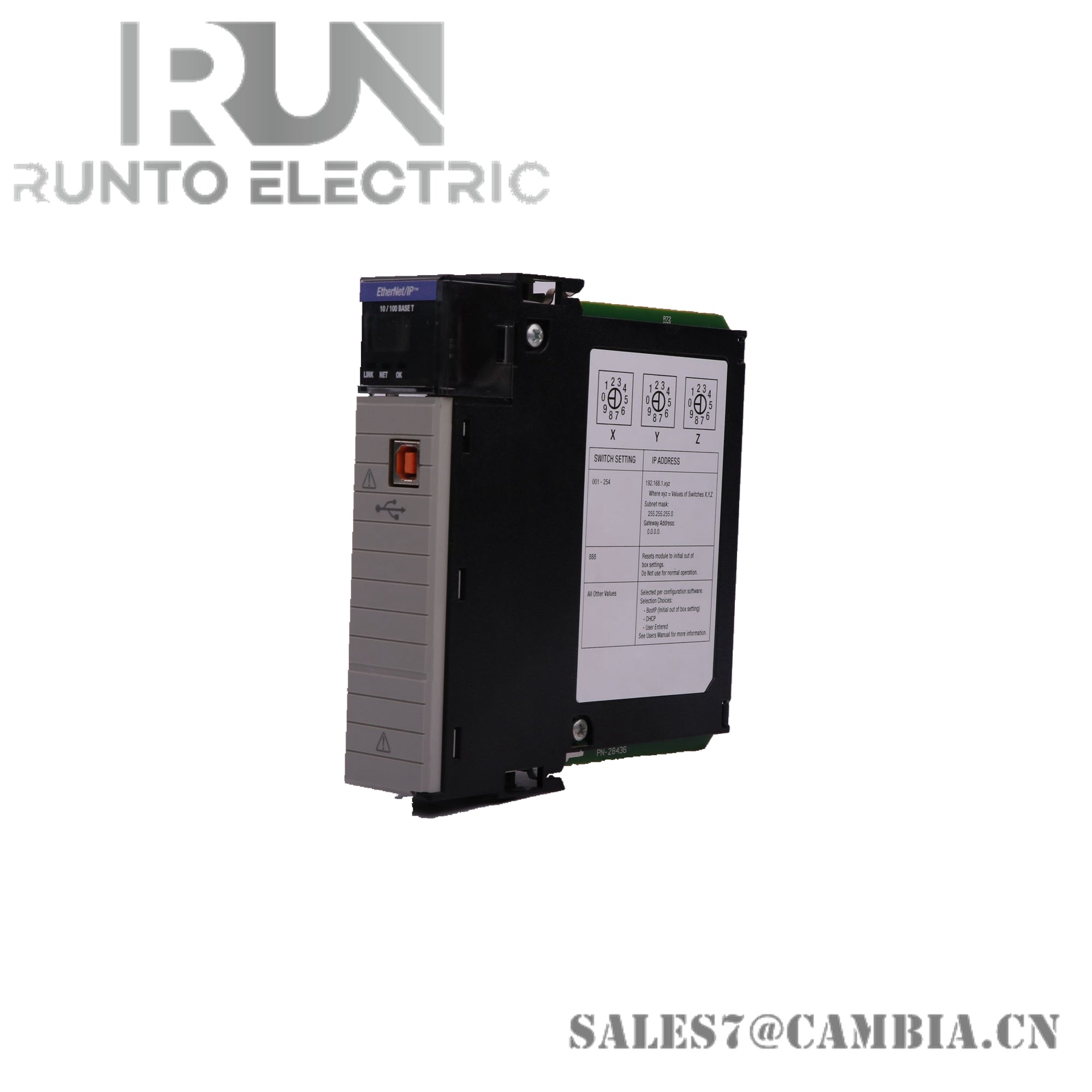 1756-EN2T/B Allen Bradley 1 year warranty