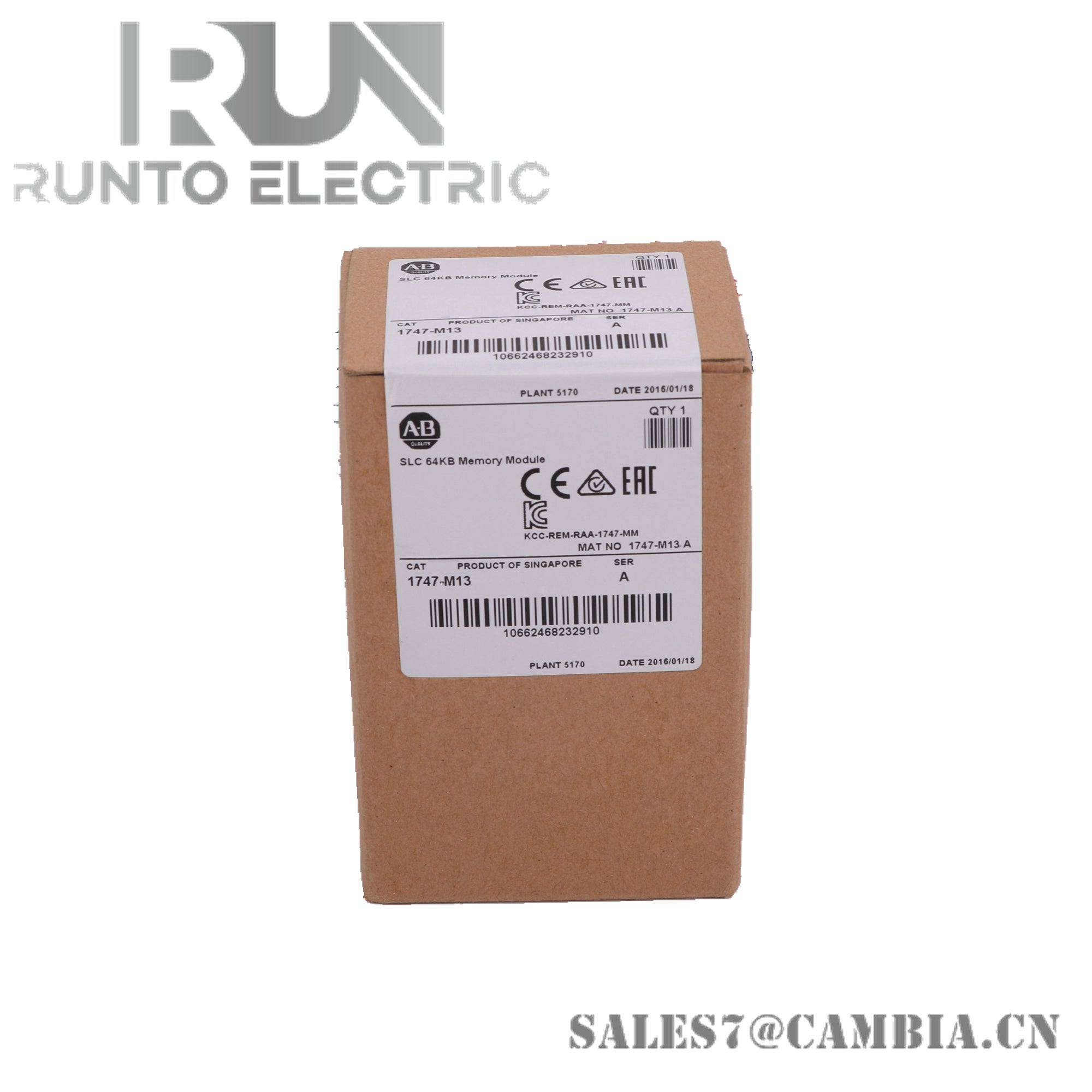 Allen Bradley 1747-M13 SLC 64KB Memory Module