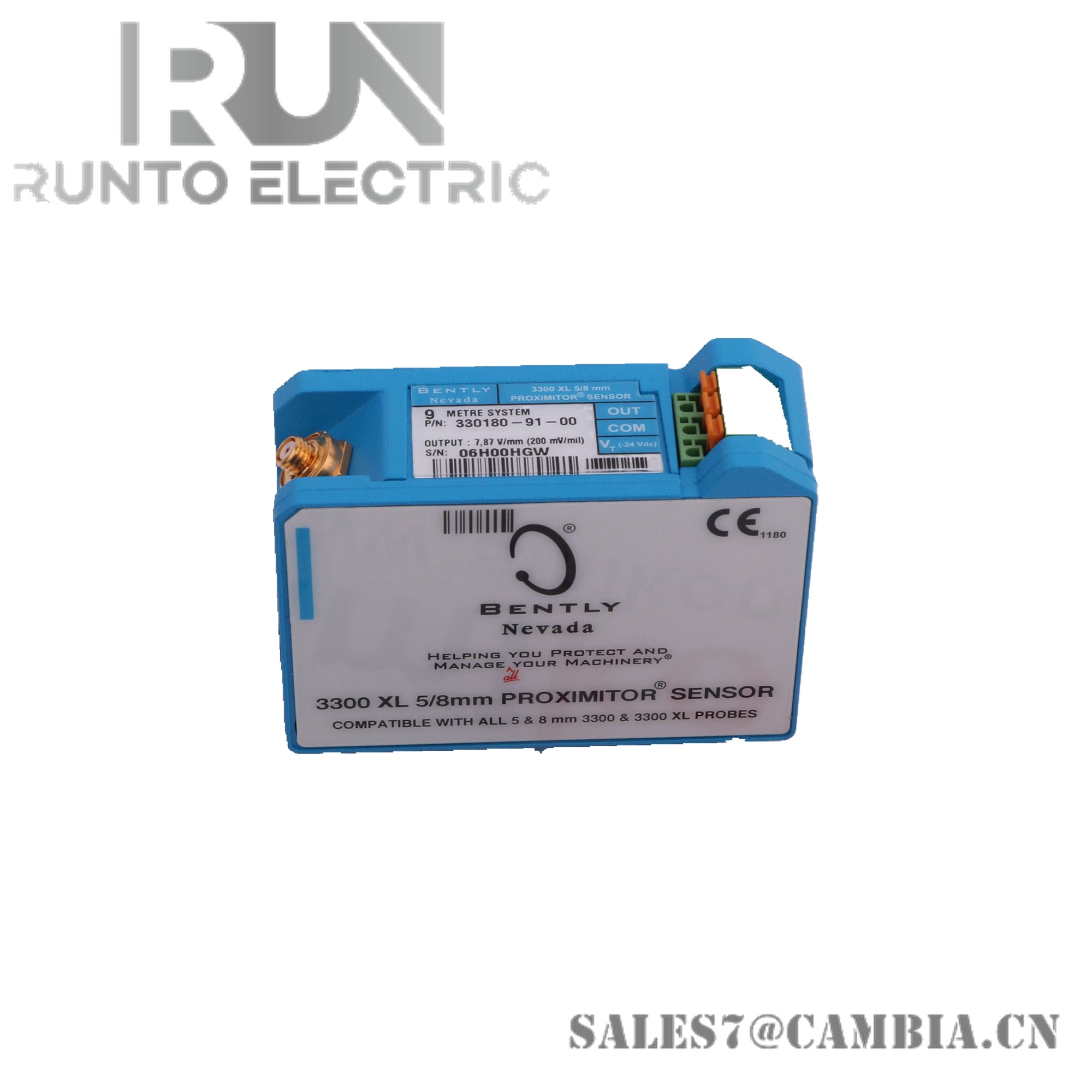 330180-91-00 | Bently Nevada | Proximity Sensor – Runto Electric