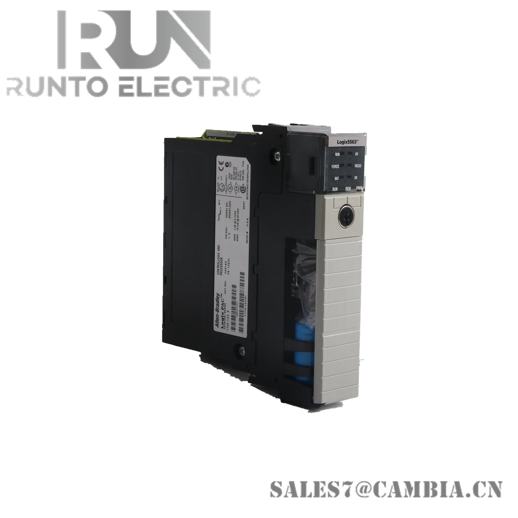 1756-L63 Allen Bradley CONTROLLER MODULE