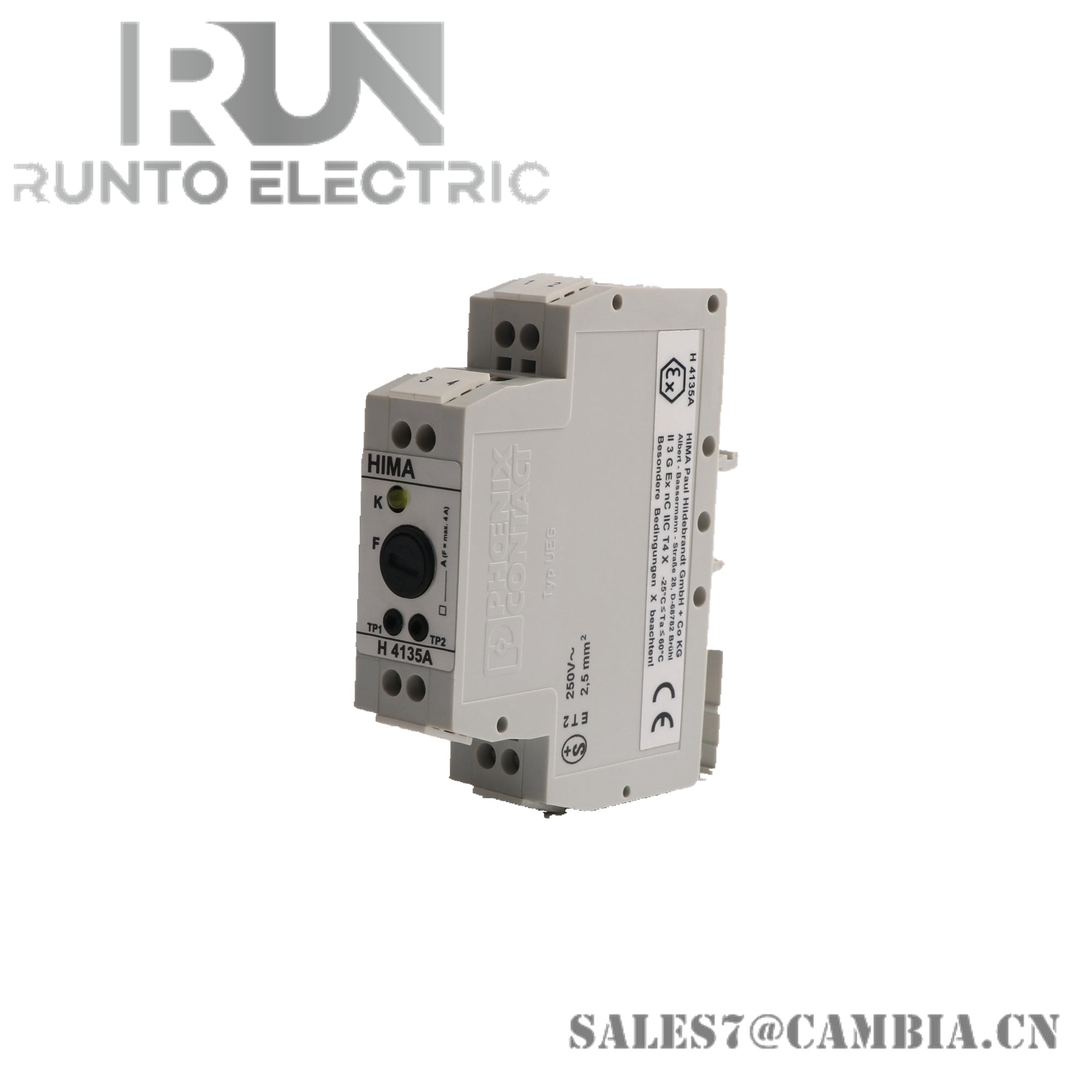HIMA H4135A SAFETY-RELATED RELAY AMPLIFIER IN TERMINAL CASE