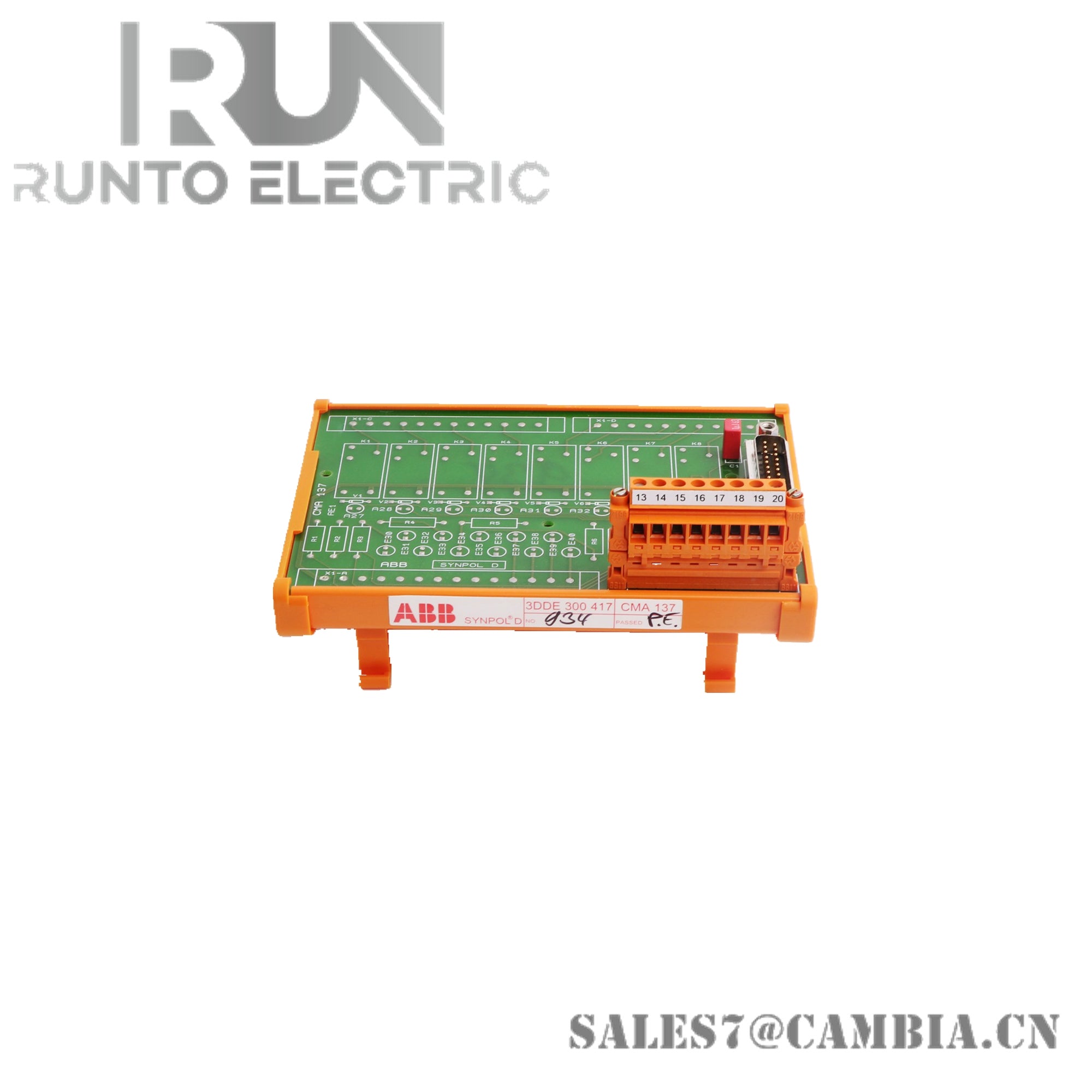ABB CMA137 3DDE300417 Connection Module