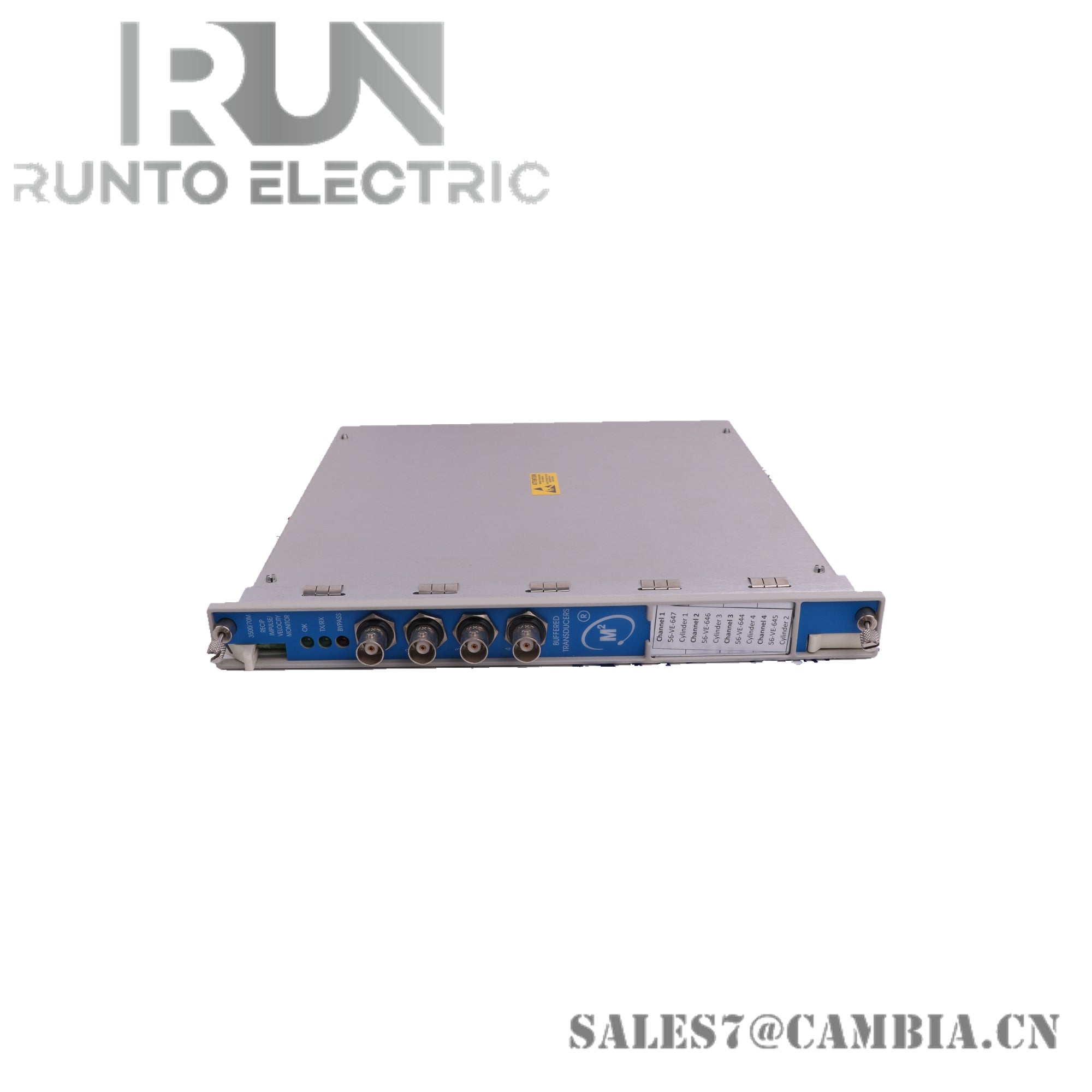 Bently Nevada 3500/54M 286566-01 Overspeed Detection Module