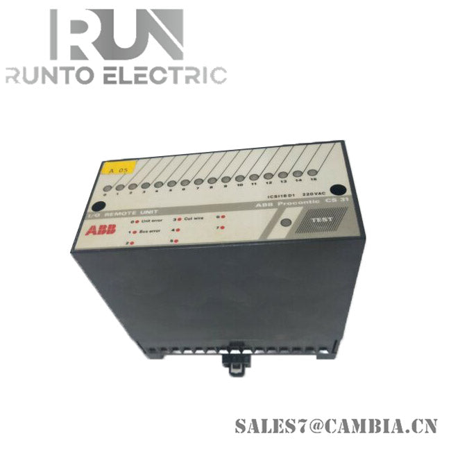 ABB CS31 ICDT08B5 GJR5251600R0101 Analog Input Module