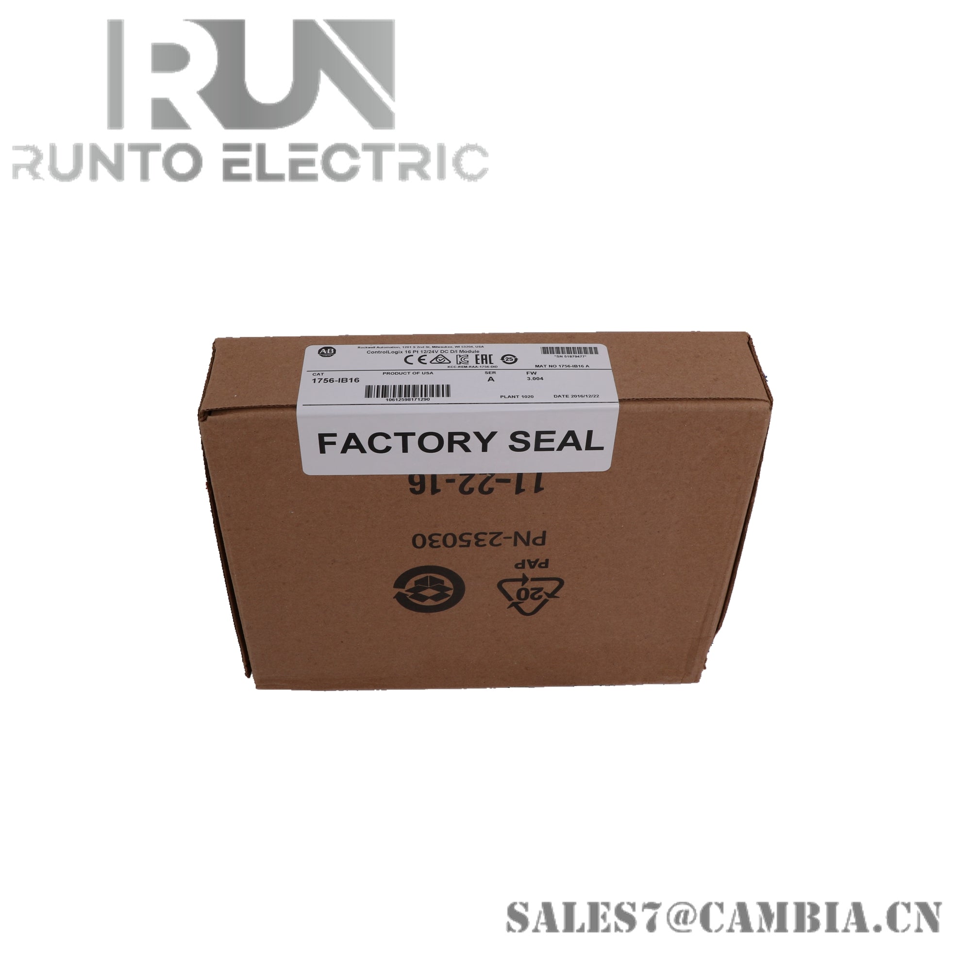 Allen Bradley 1756-IB16ISOE ControlLogix Sequence of Events Module