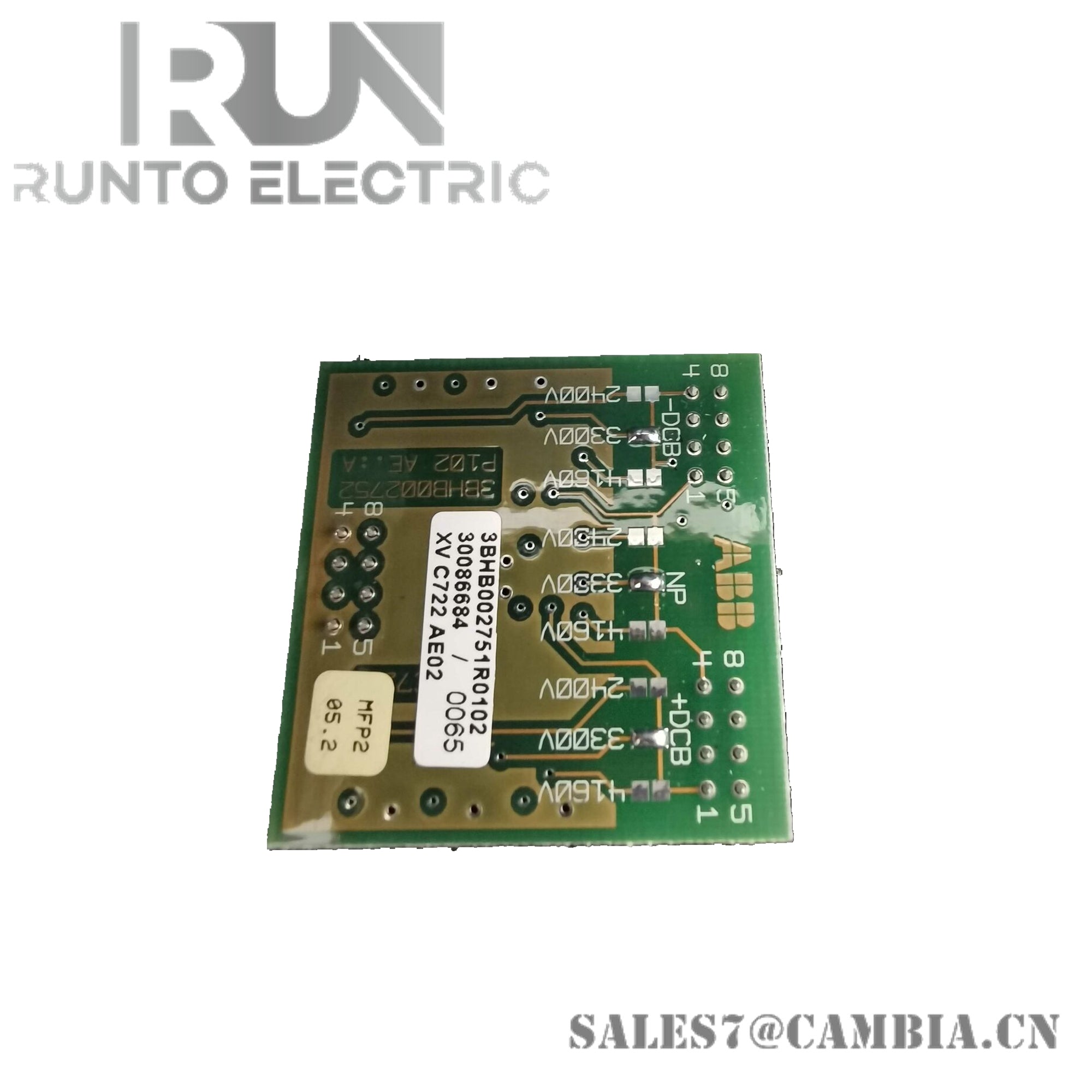 ABB 3BHB002751R0106 Rectifier Supervision Board