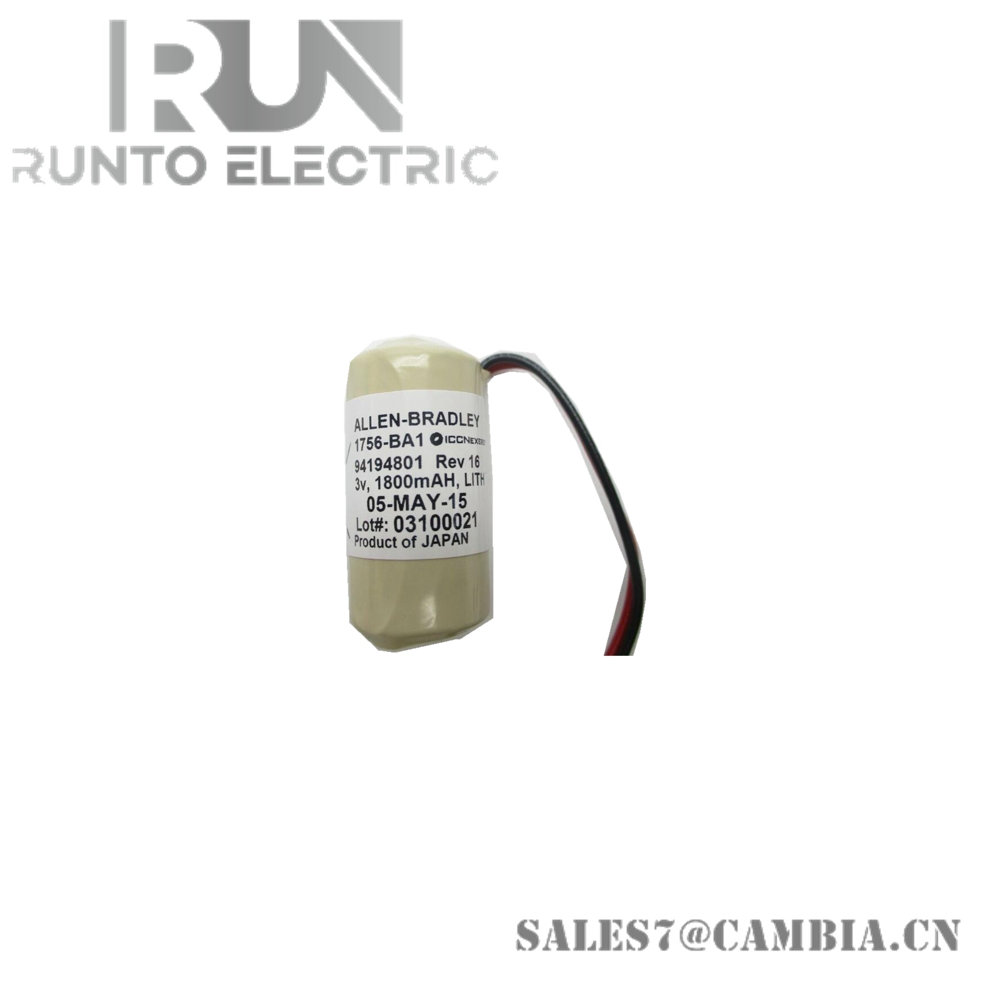 Allen Bradley 1769-BA CompactLogix 3V Battery Assembly