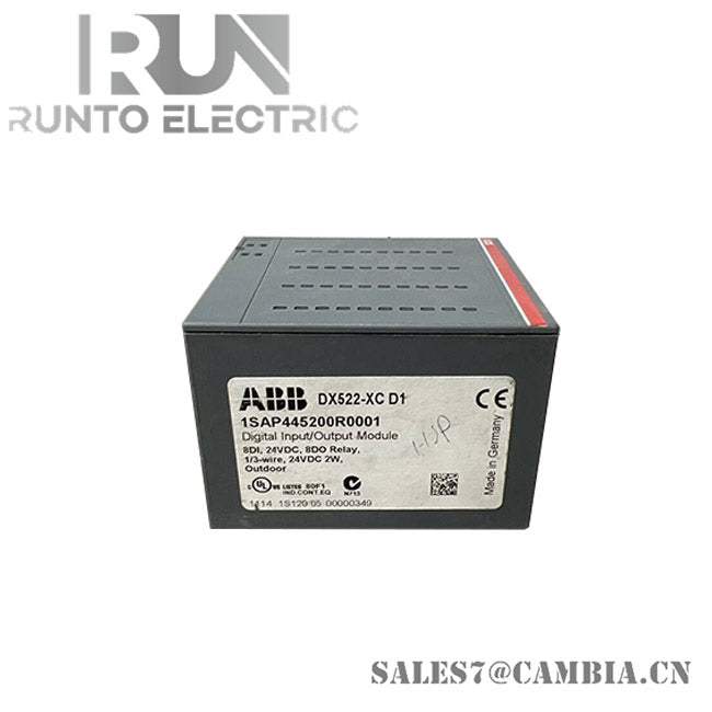 ABB DX522-XC 1SAP445200R0001 Digital Input/Output Module