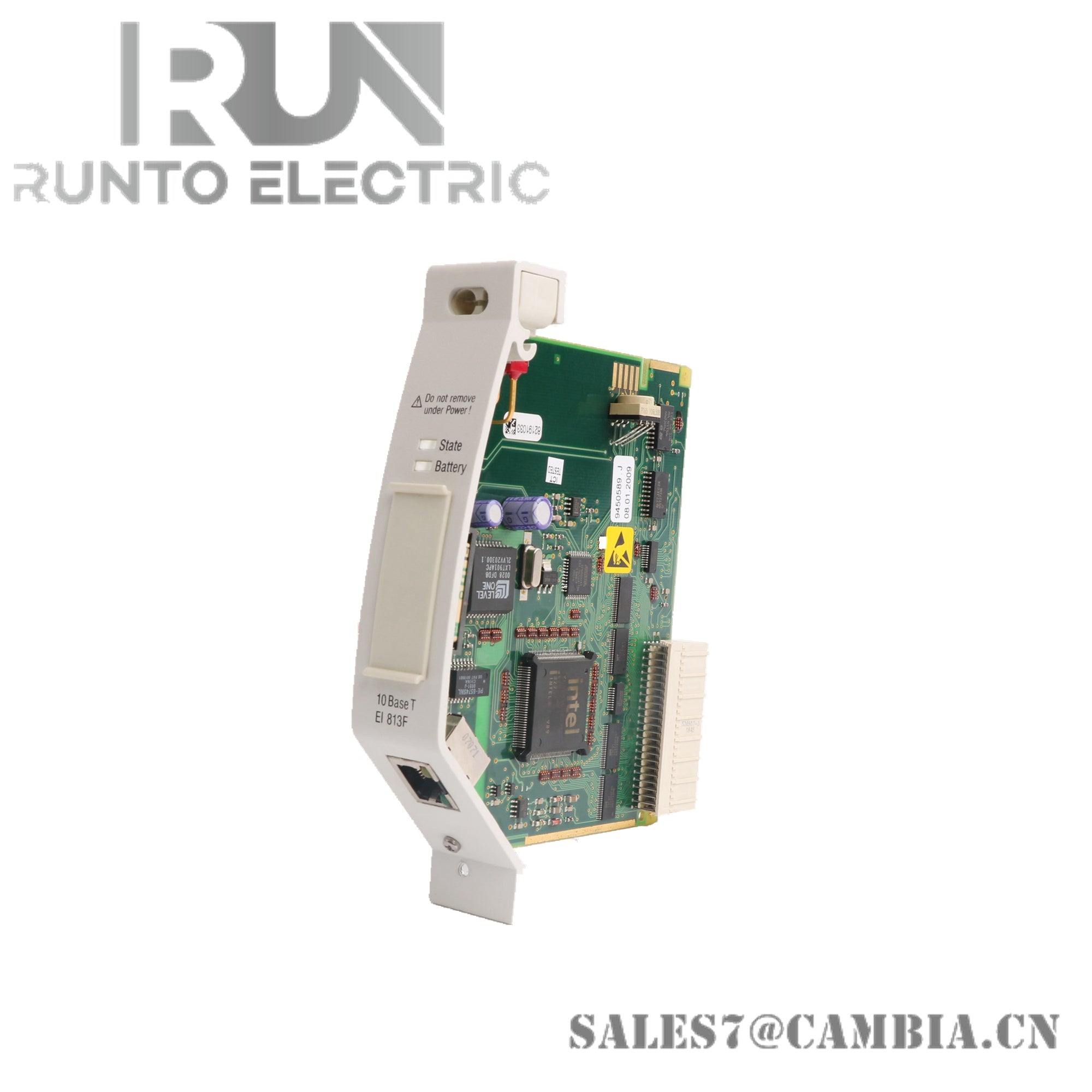 ABB  EI 813F 3BDH000022R1 Ethernet Fieldbus Module