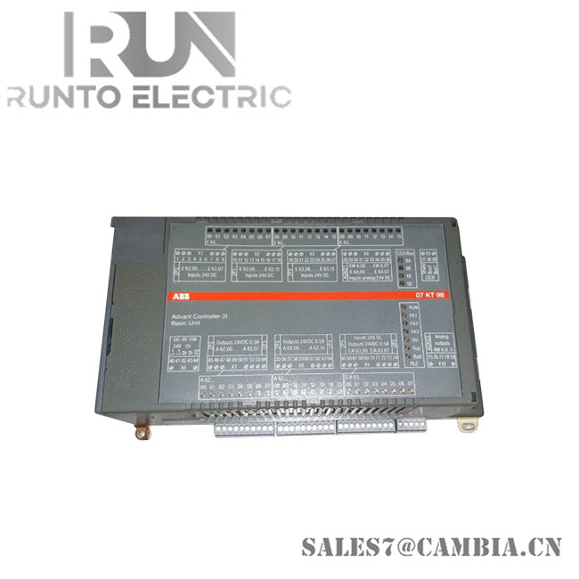 ABB 07 KT 98 07KT98 GJR5253100R0220 Advant Controller 31 Basic Unit