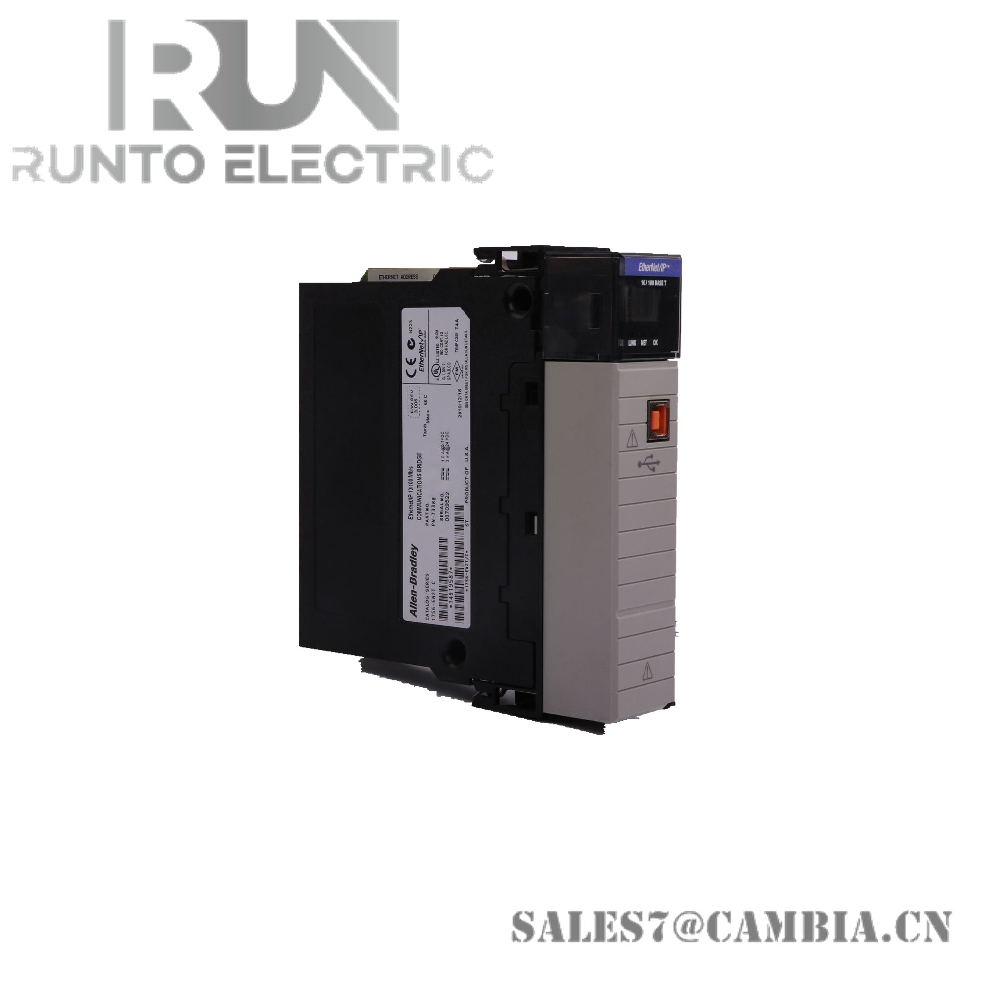 1756-EN2T/B Allen Bradley 1 year warranty